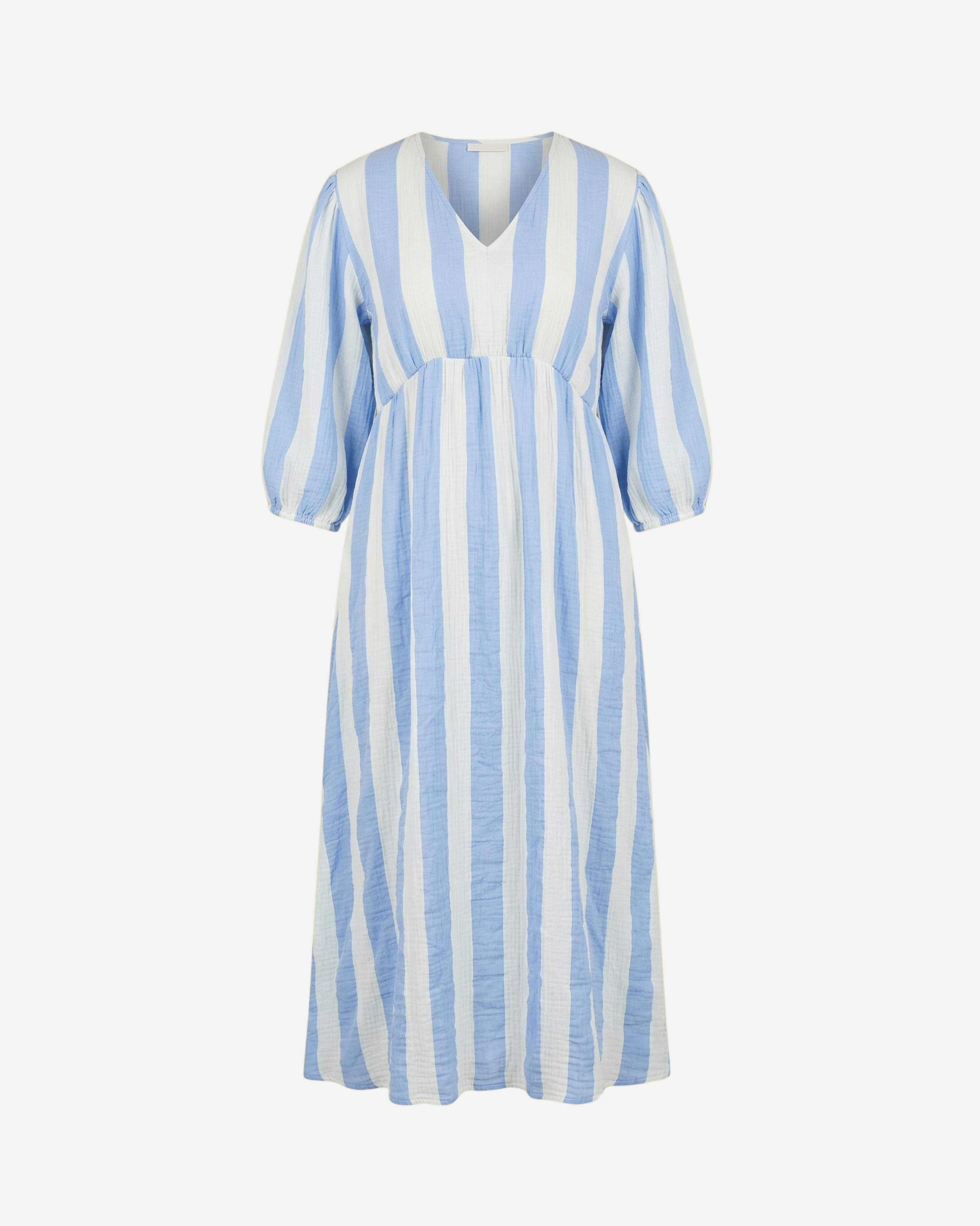 KATOENEN MAXI JURK STREEP - 2008