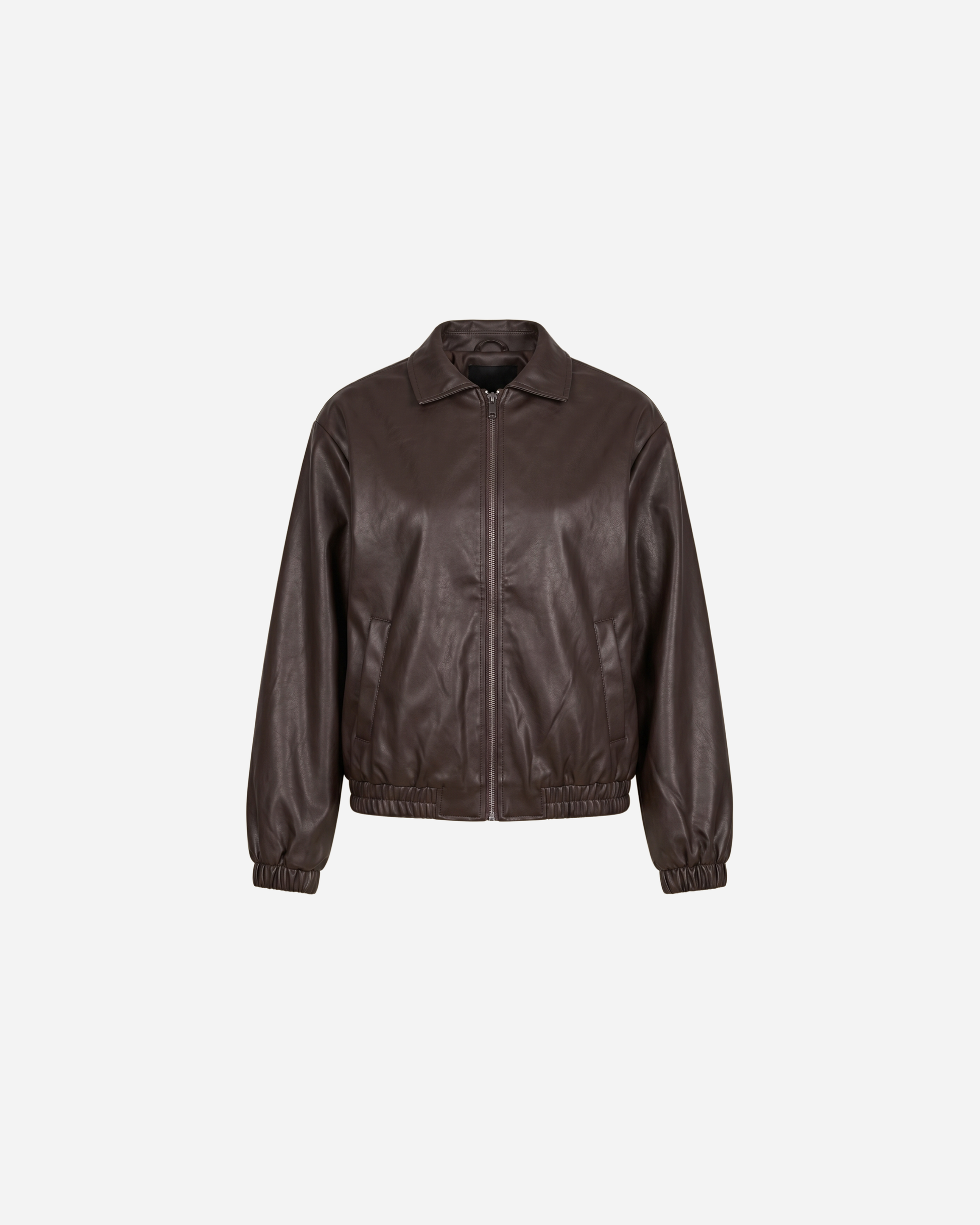 LEATHER LOOK BALLON JACKET - 2161