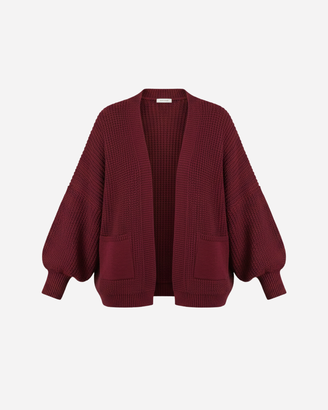 VEST NIVA KORT LINNIES BURGUNDY