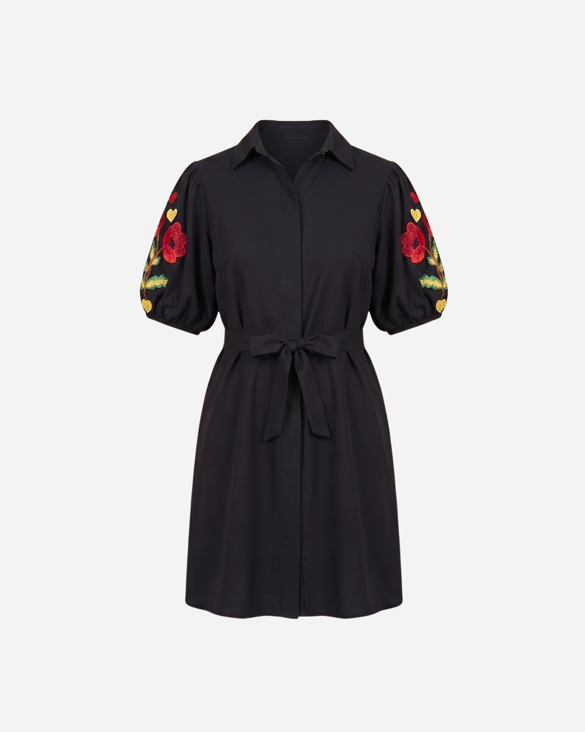 BLOEMEN POFMOUW JURK - 2049