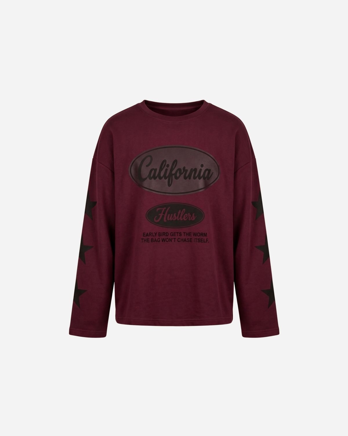 CALIFORNIA STAR SWEATER BURGUNDY