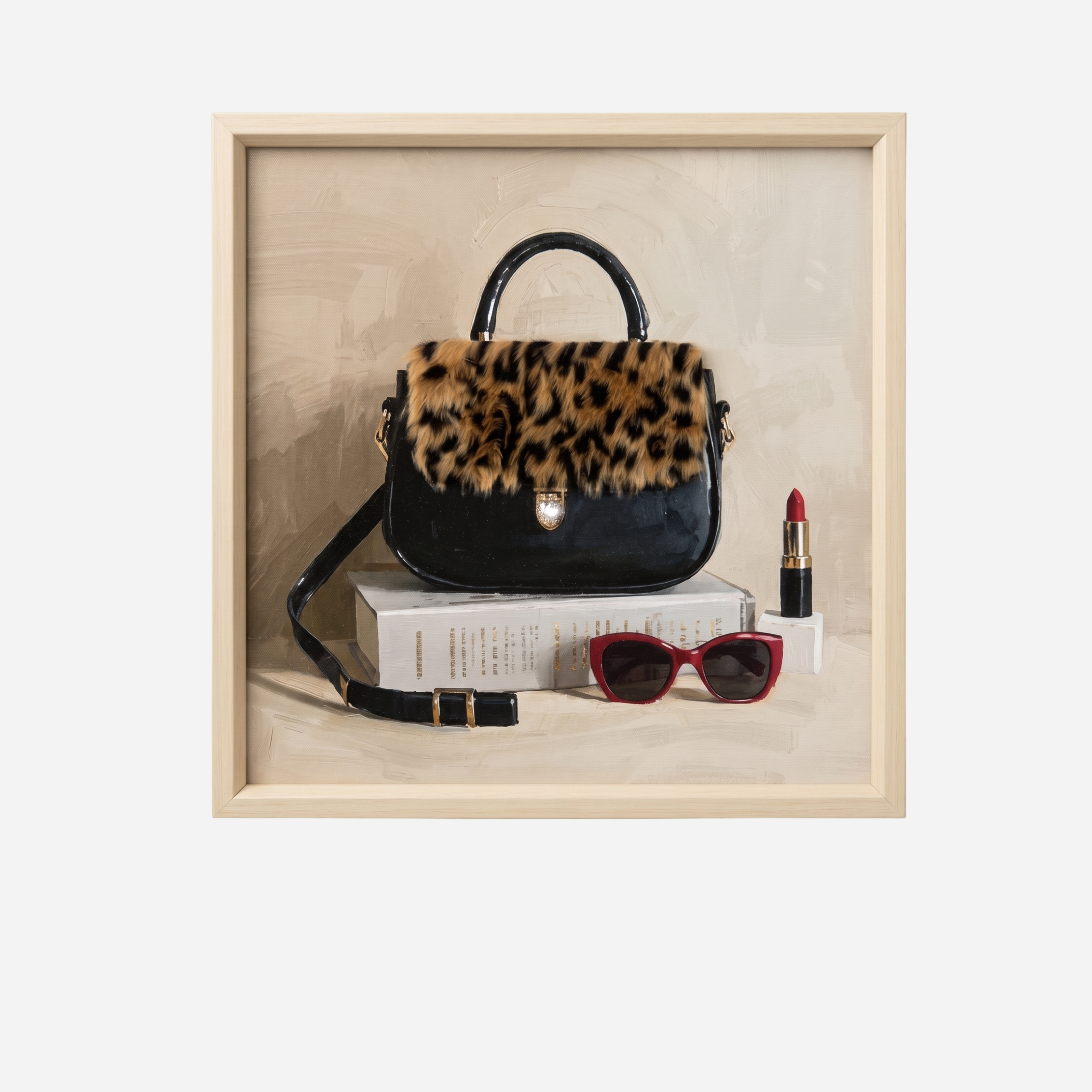 SCHILDERIJ FAKE FUR TAS