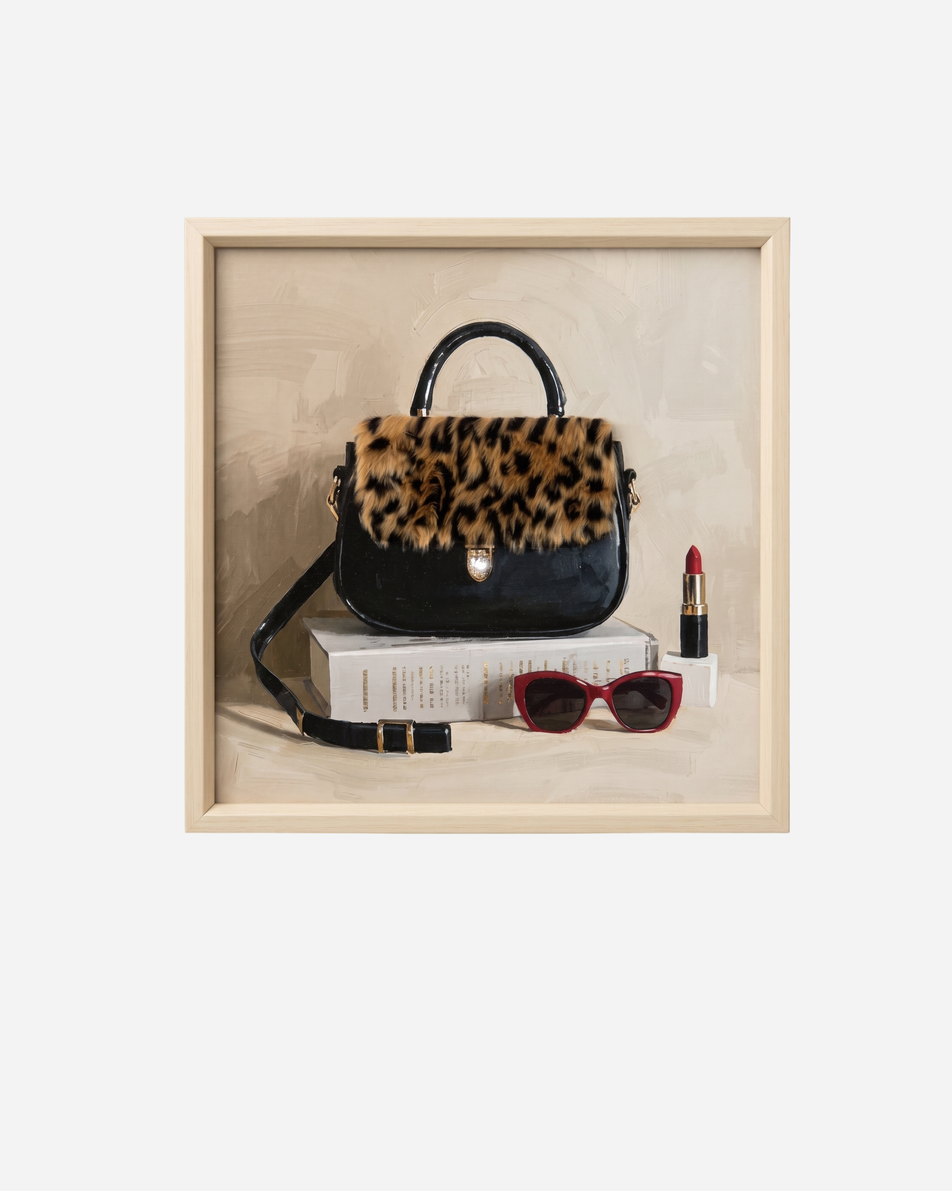 SCHILDERIJ FAKE FUR TAS