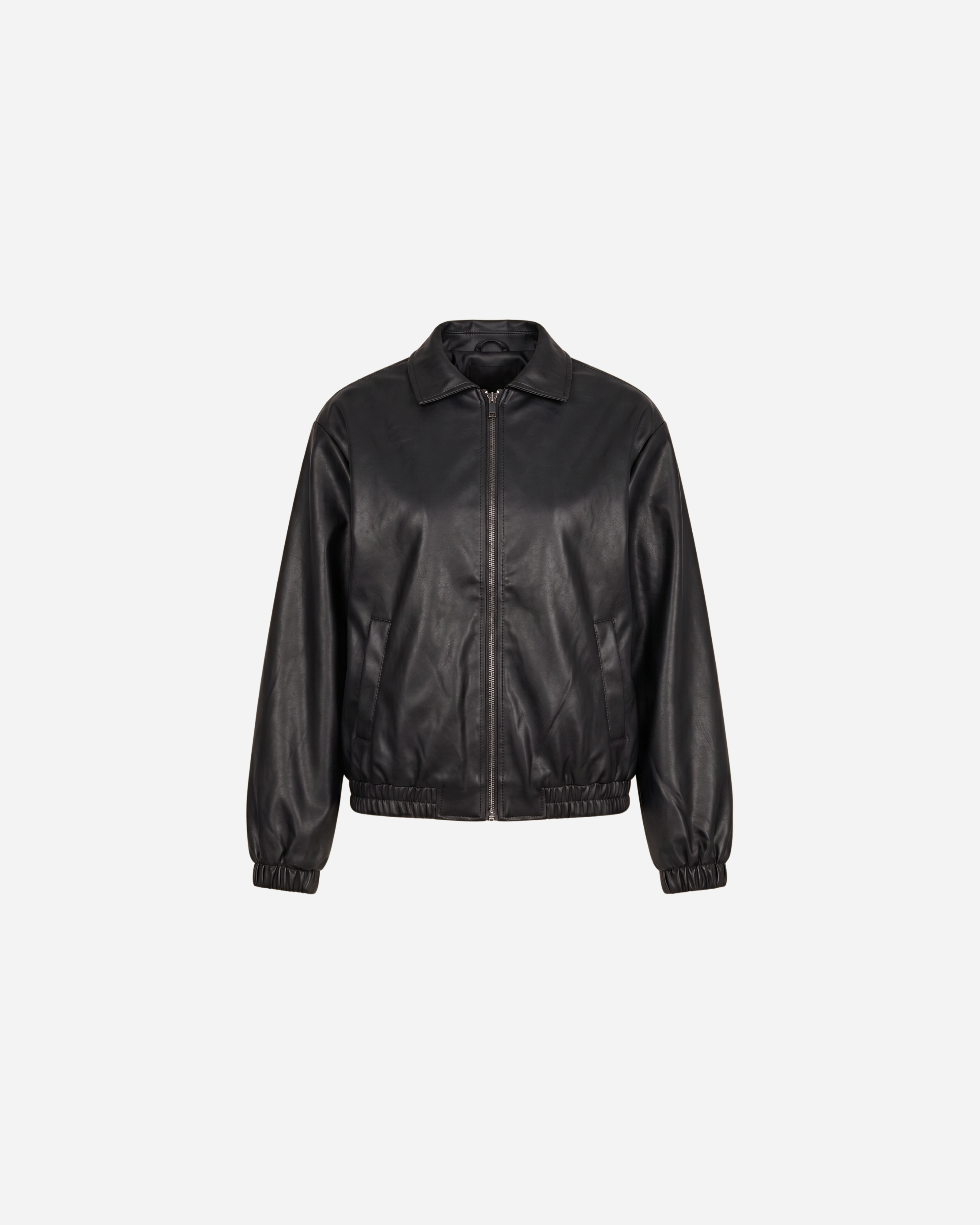LEATHER LOOK BALLON JACKET - 2161