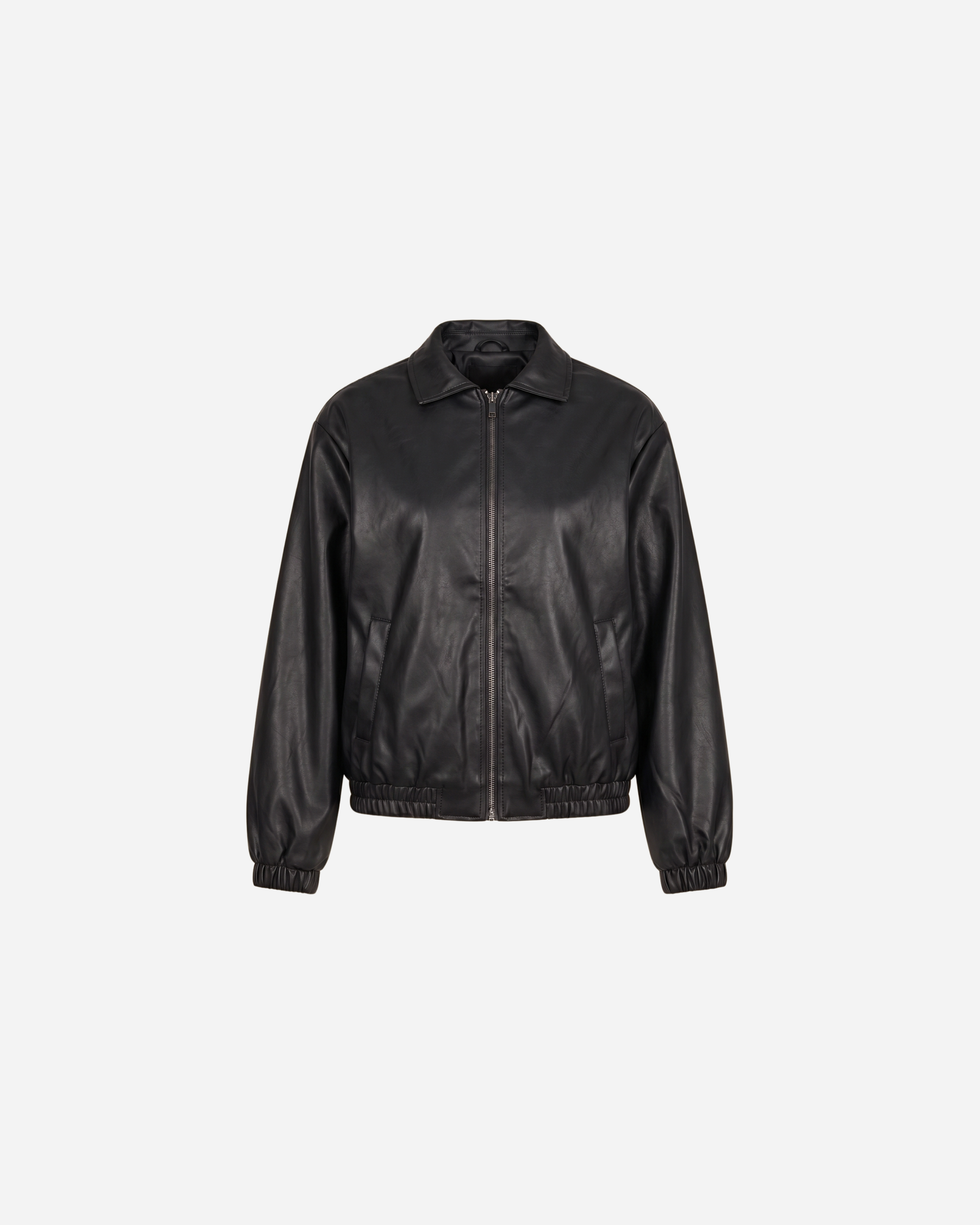 LEATHER LOOK BALLON JACKET - 2161
