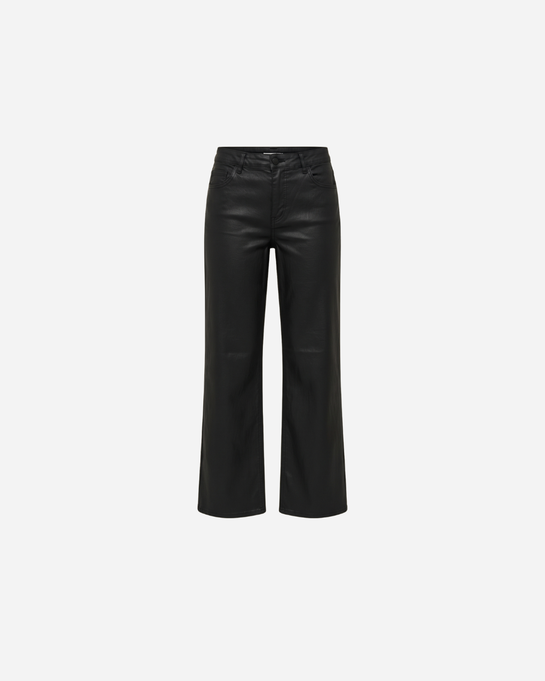 GOODIES WIDE LEG LEATHER LOOK