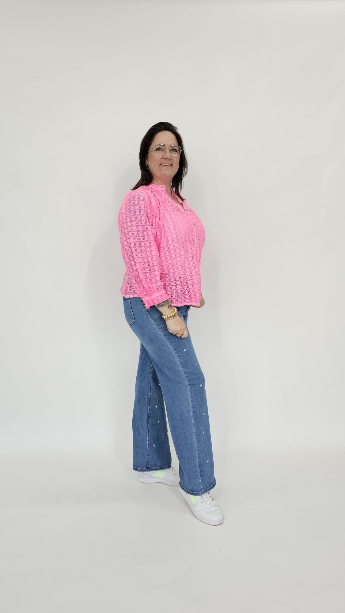 KANTEN VLINDER BLOUSE - 2038
