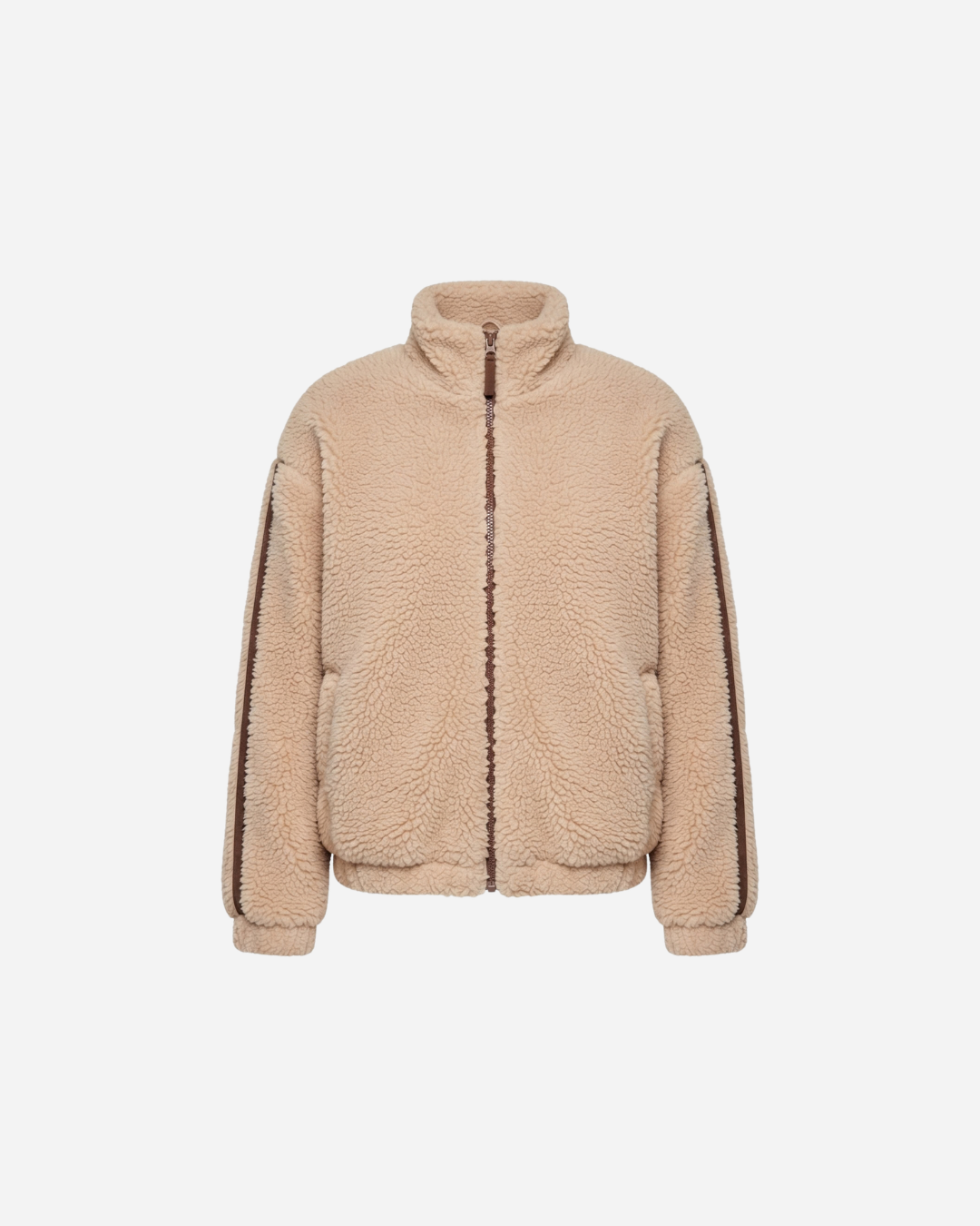 SPORTI STREEP TEDDY JAS/JACKET ZAND
