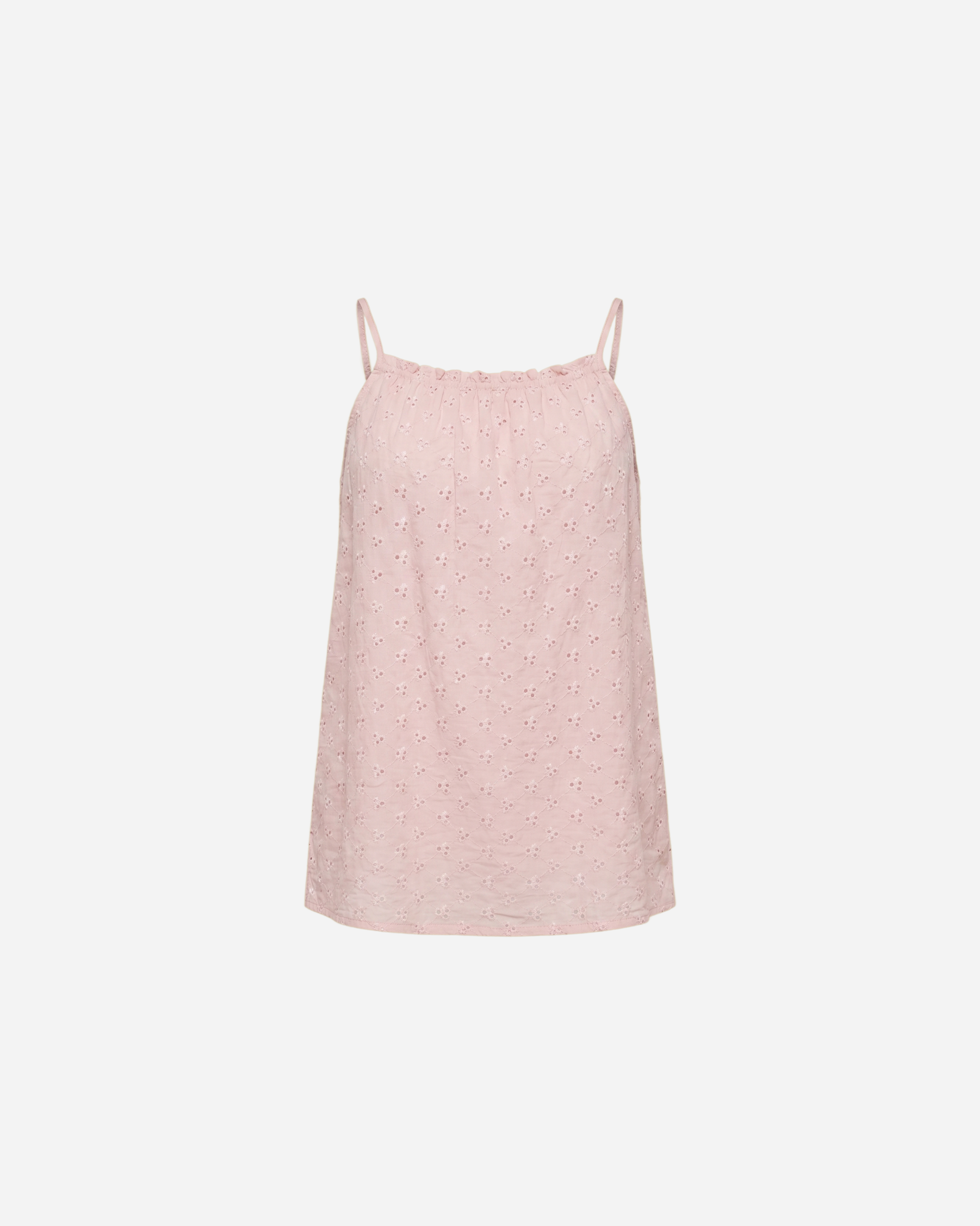 KATOENEN BRODERIE TOP - 2098