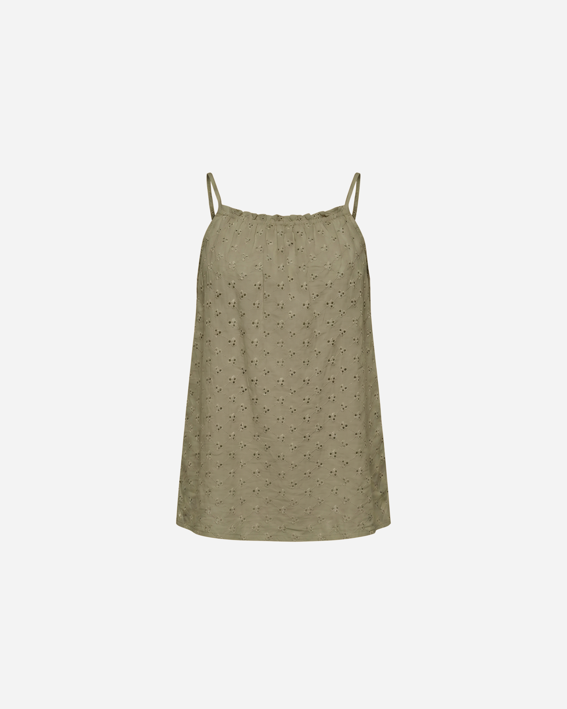 KATOENEN BRODERIE TOP - 2098