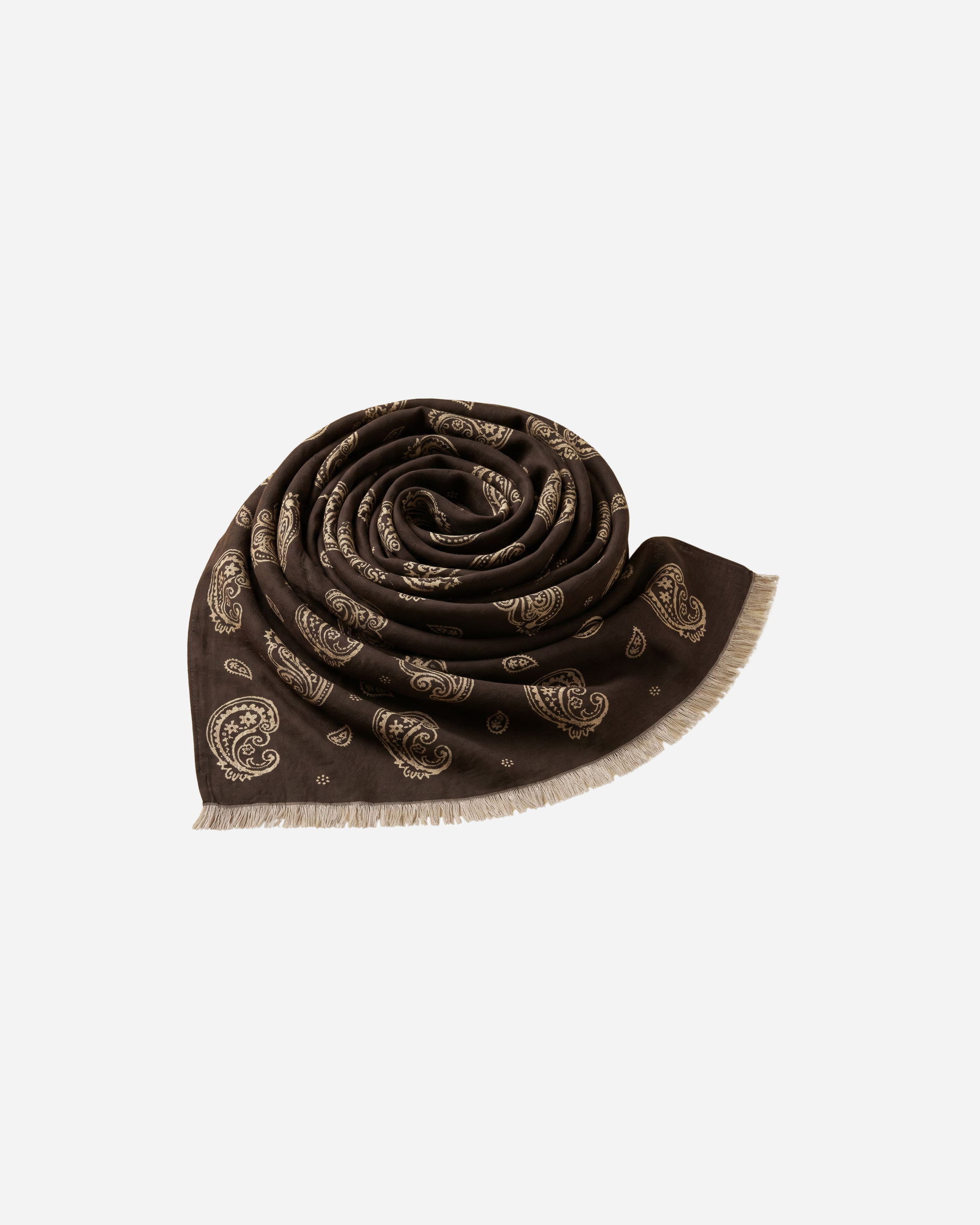 SJAAL MET PAISLEY PRINT ESPRESSO