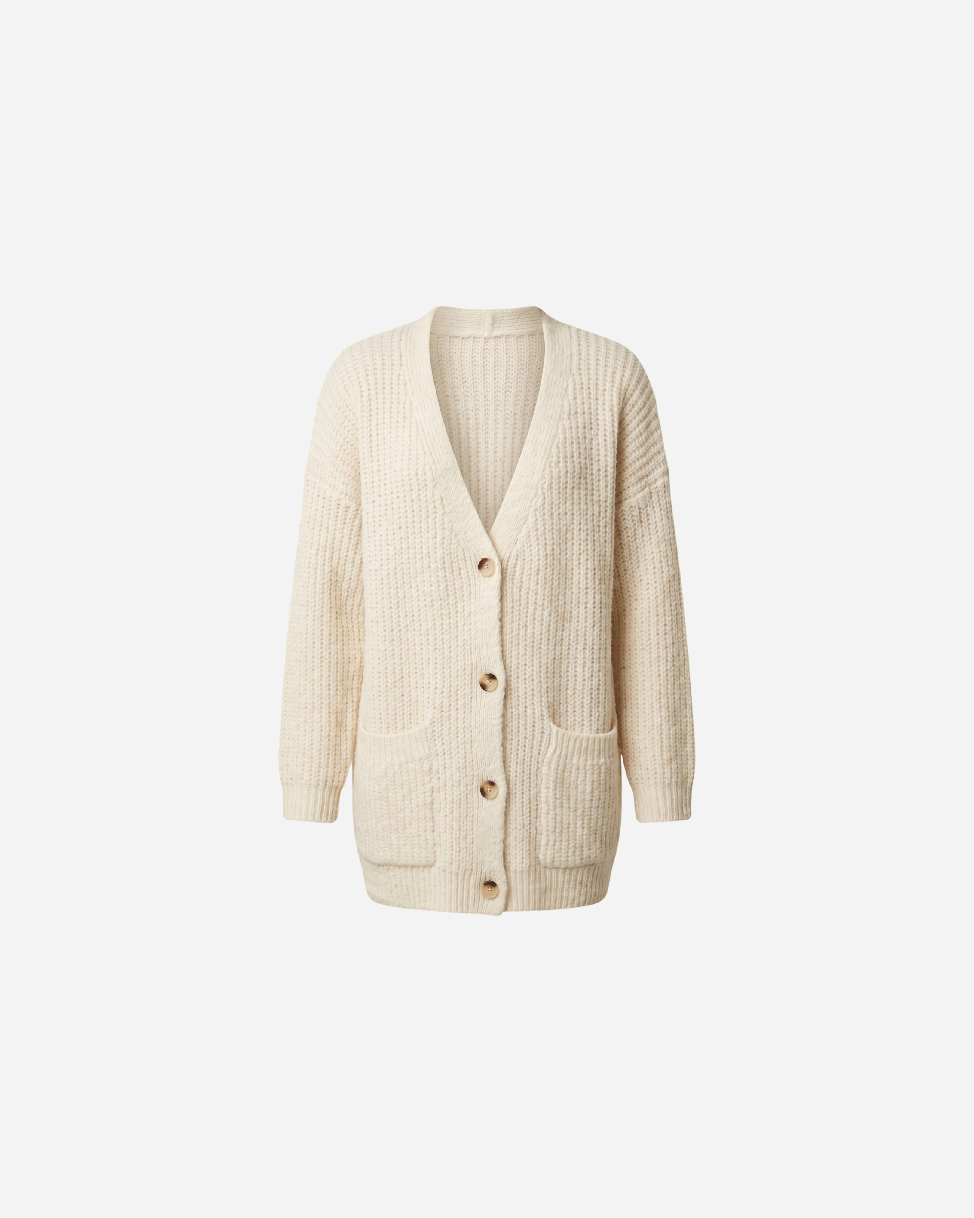 VEST MET ZAKKEN CREME