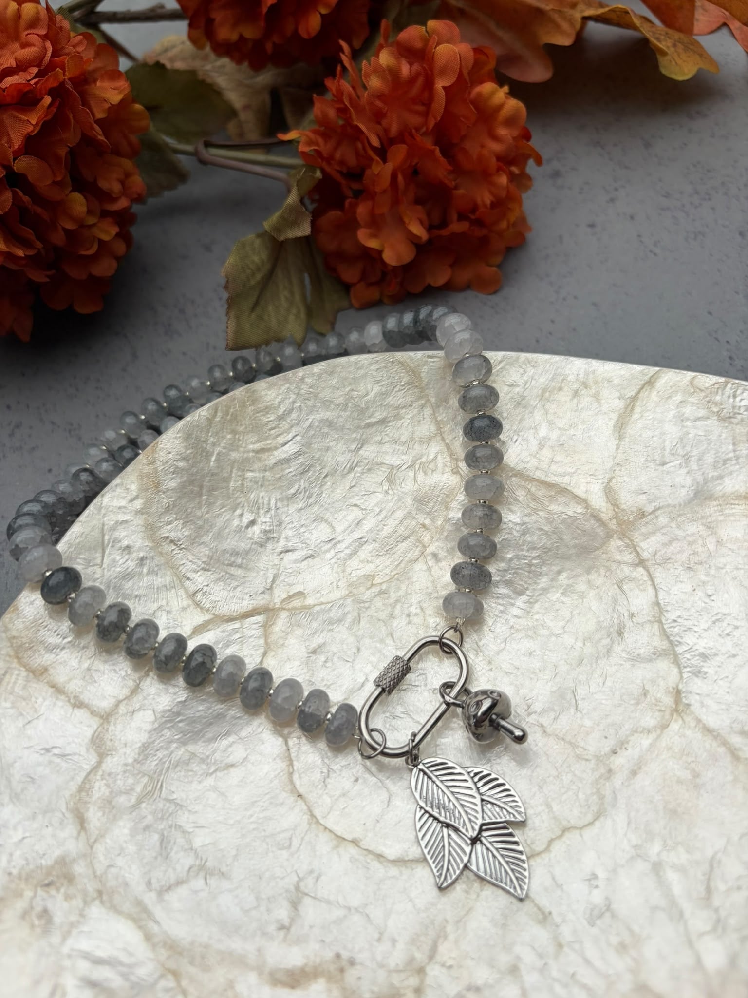 COZY KETTING GRIJS ZILVER