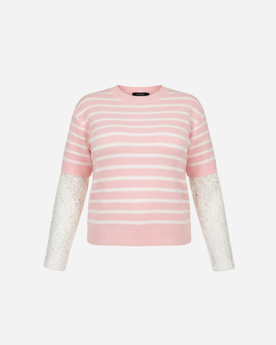 SWEATER TOP MET LACE MOUW - 1930