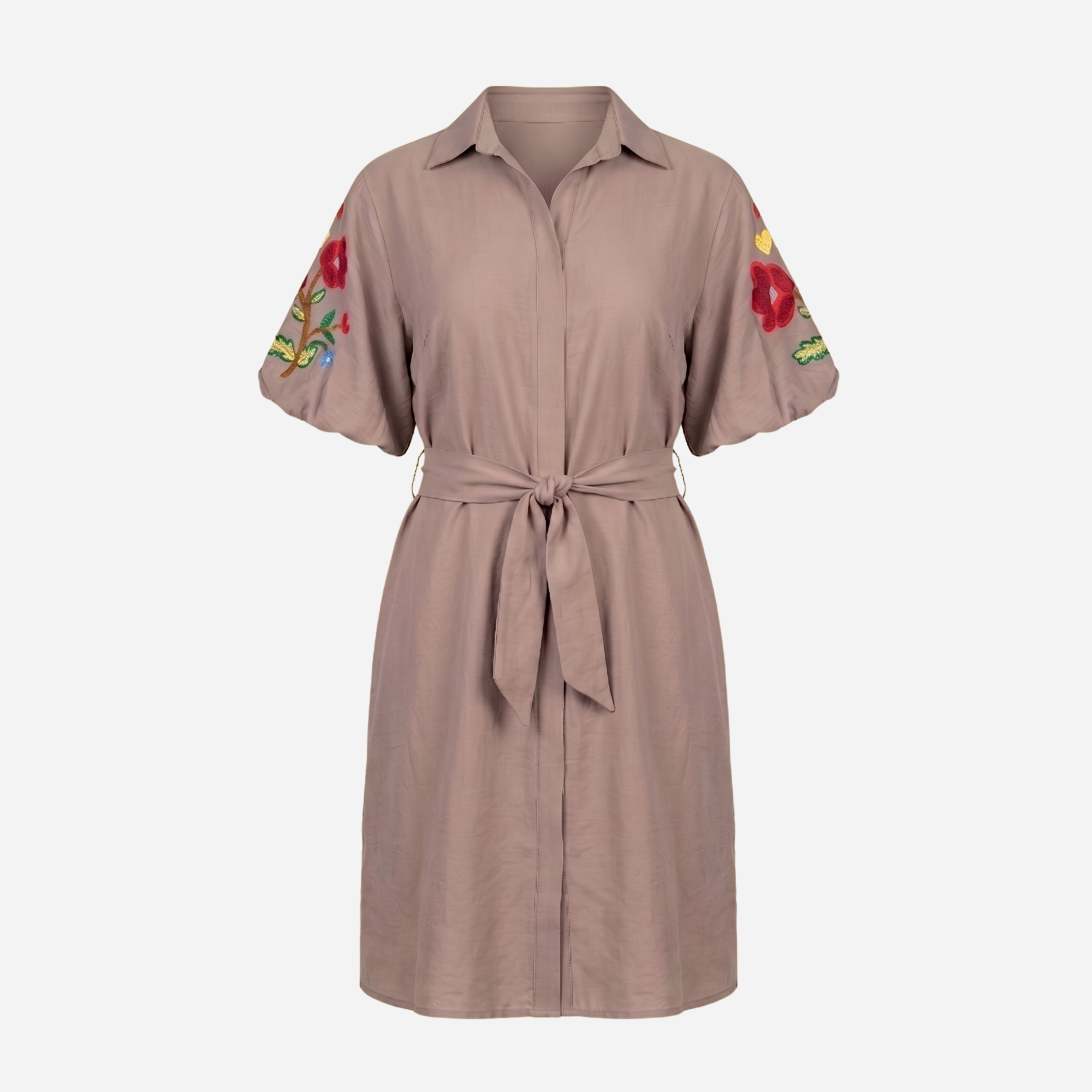 BLOEMEN POFMOUW JURK - 2049