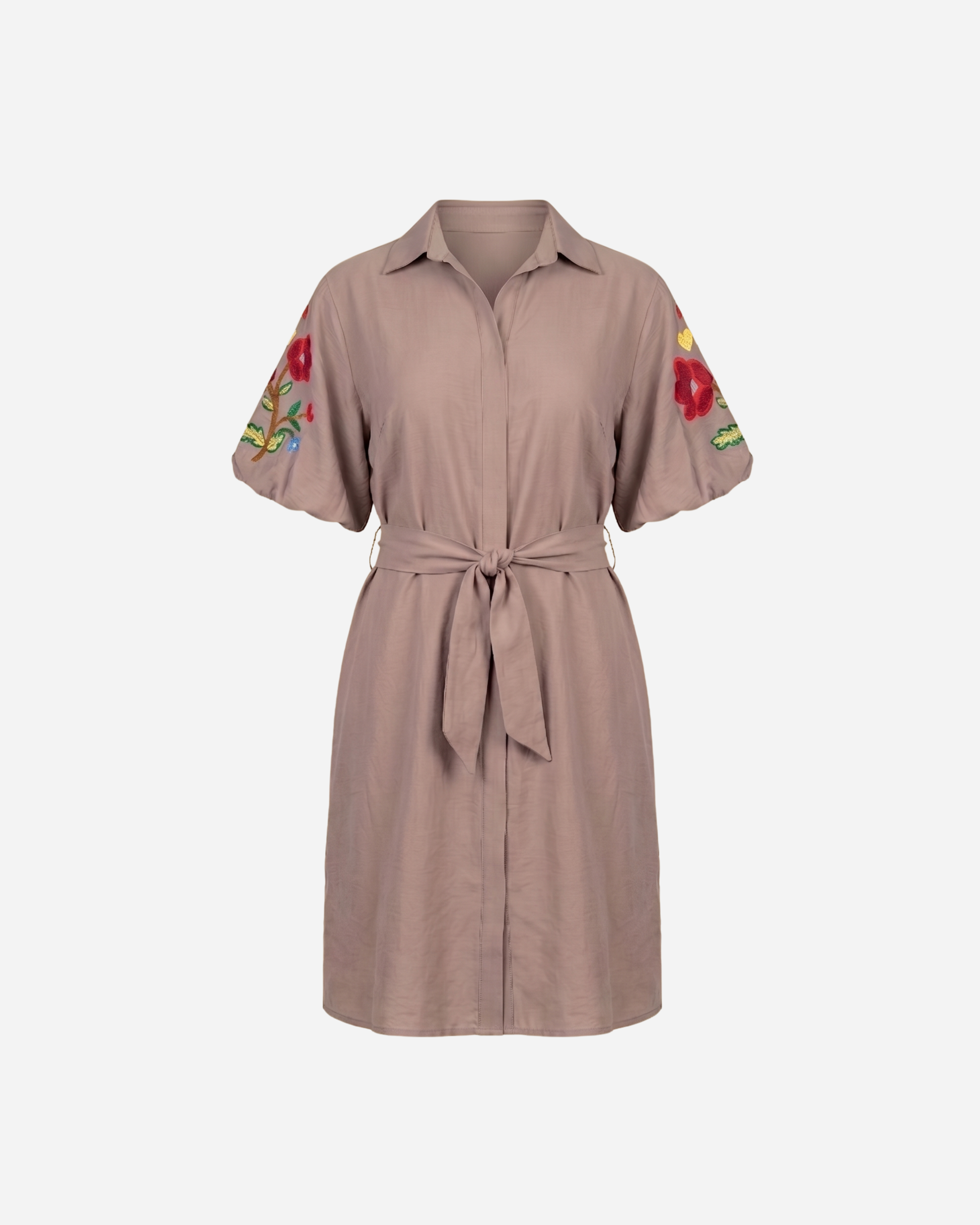 BLOEMEN POFMOUW JURK - 2049