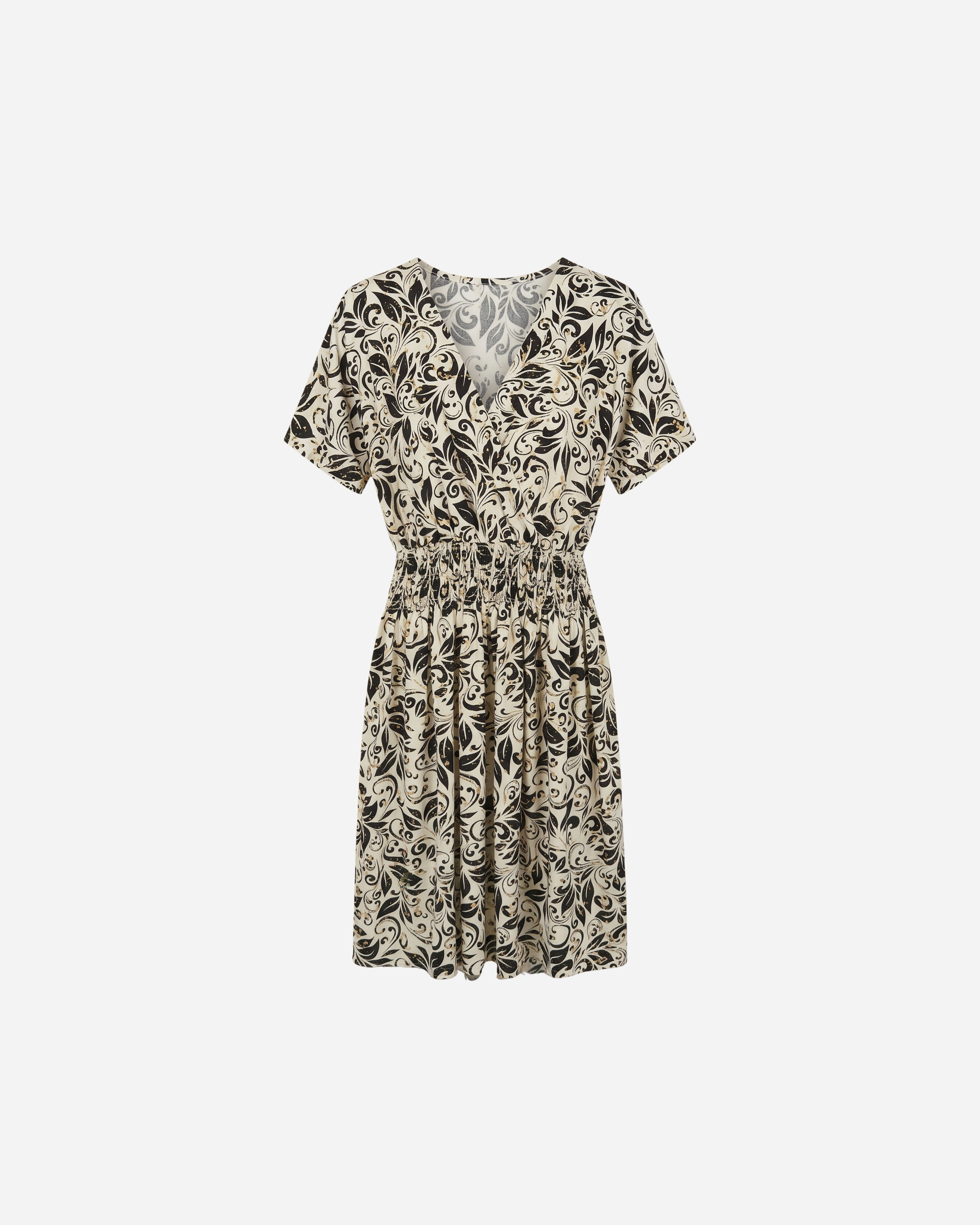 FLOWER JURK KORT - 2135