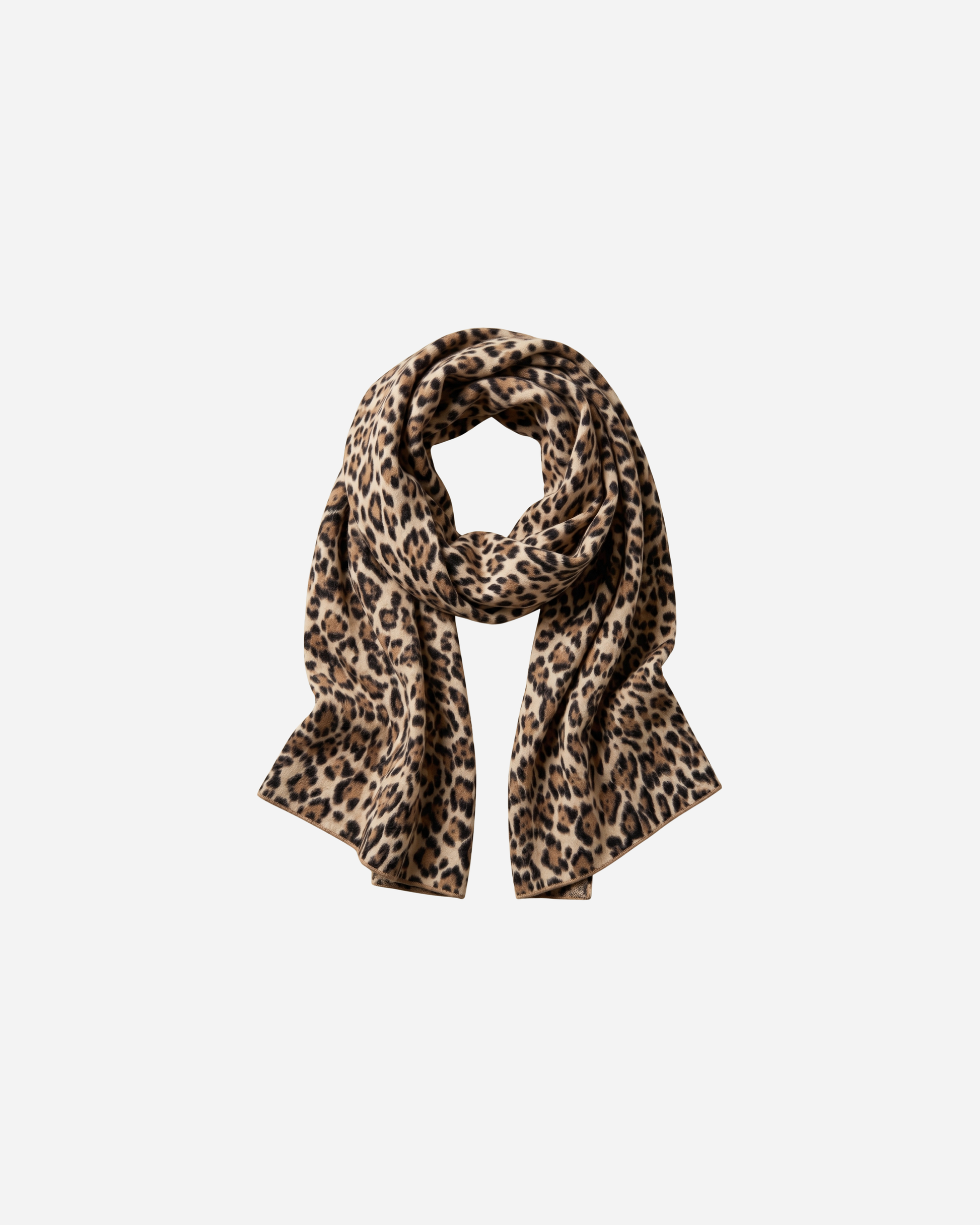 SJAAL MET PANTER PRINT BEIGE