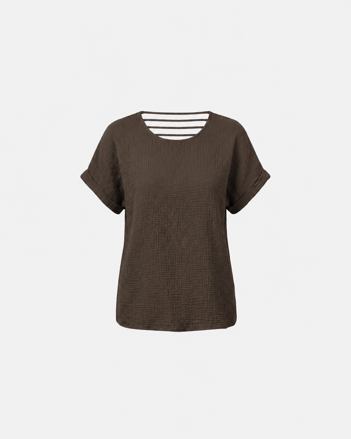 KATOENEN MOUSSELINE TOP - 2163