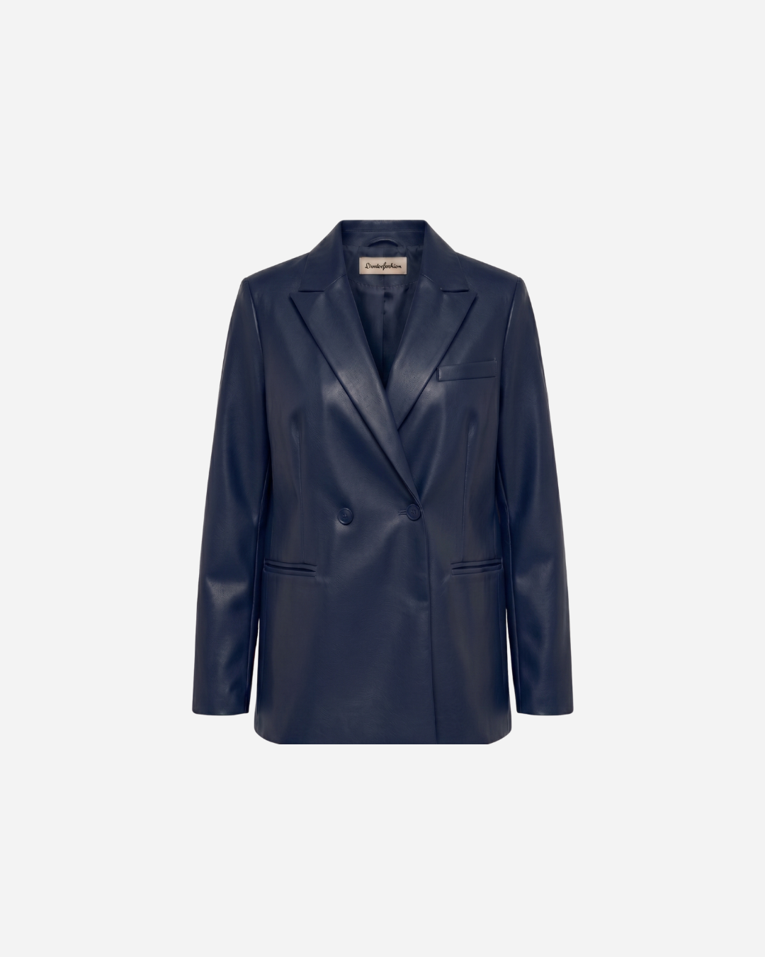 LINNIES LEATHER LOOK BLAZER MARINE