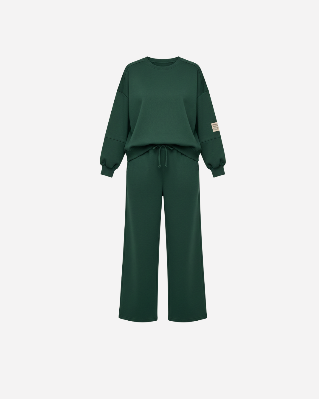 LIFE ISN'T PERFECT LANGE MOUW SET FORREST GREEN