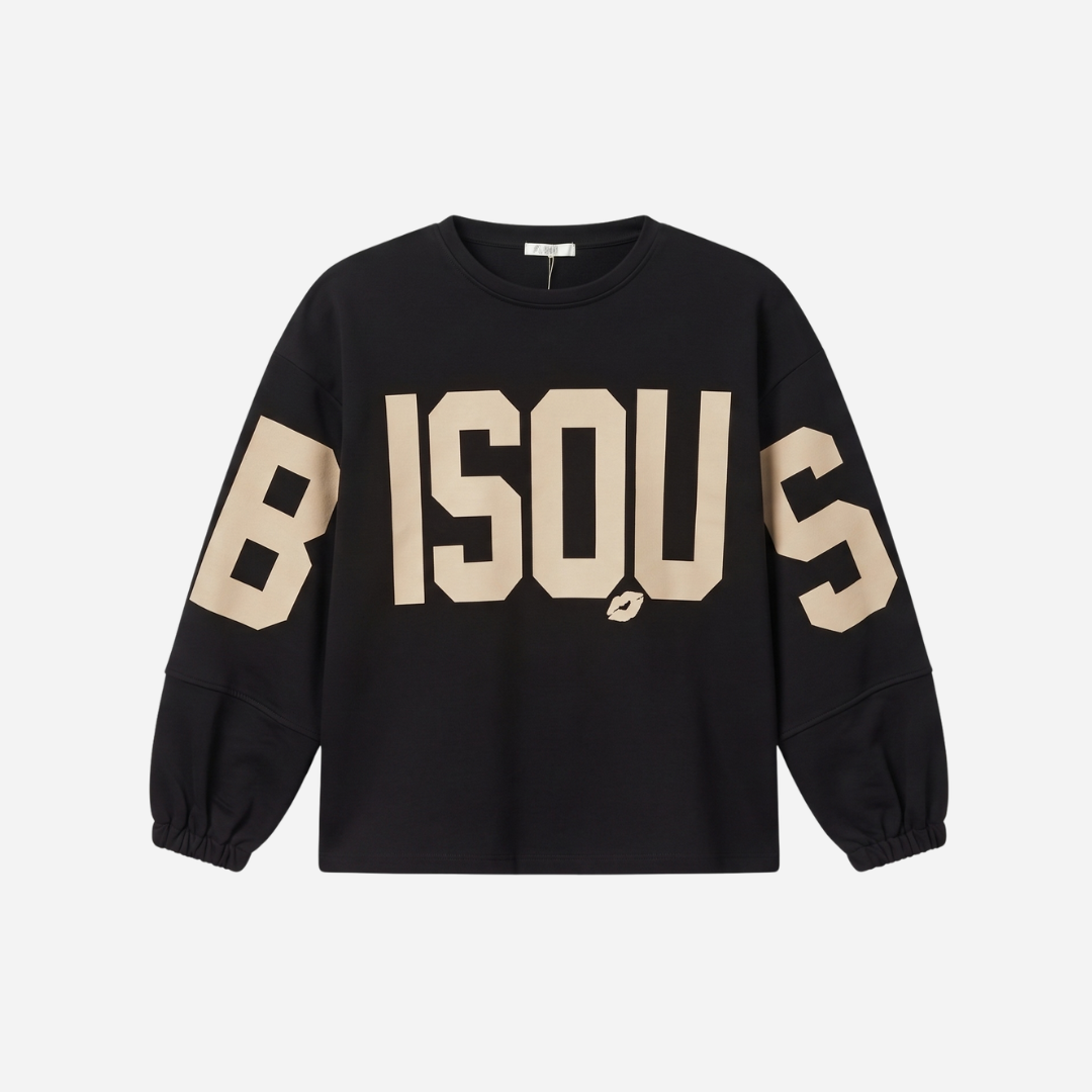 BISOUS SWEATER ZWART