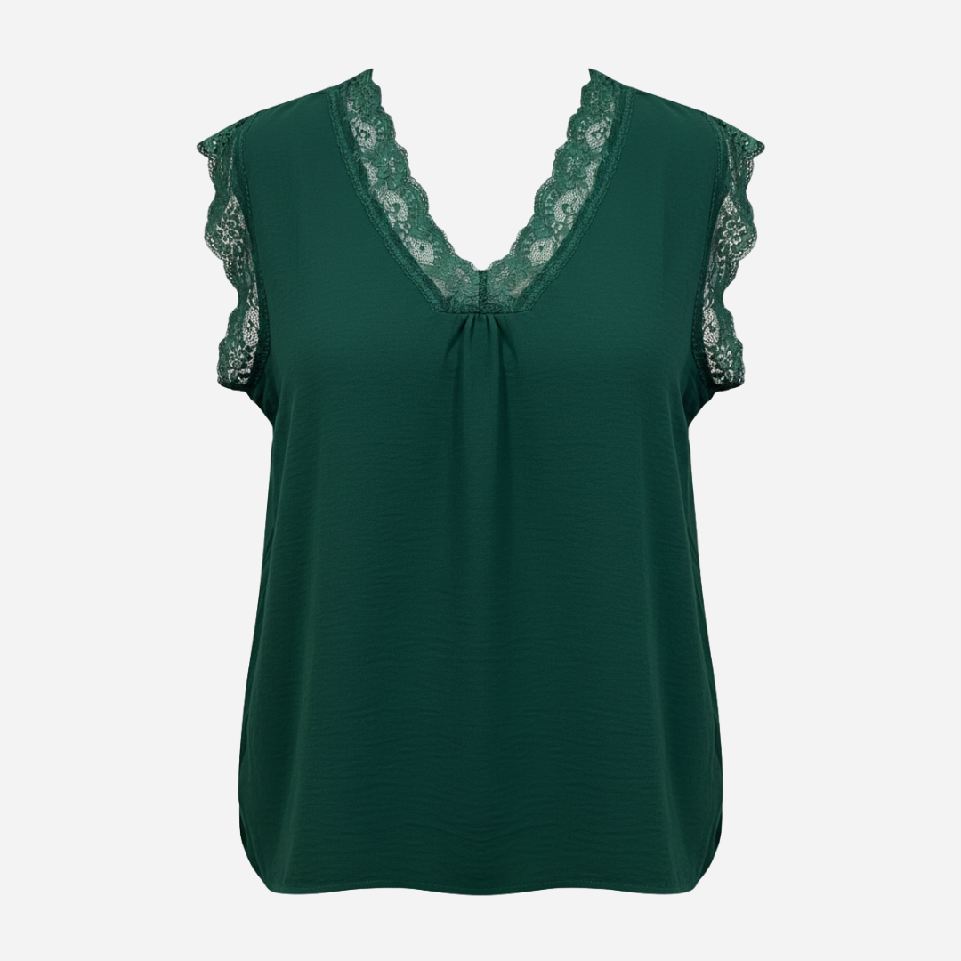 MILA TOP FORREST GREEN