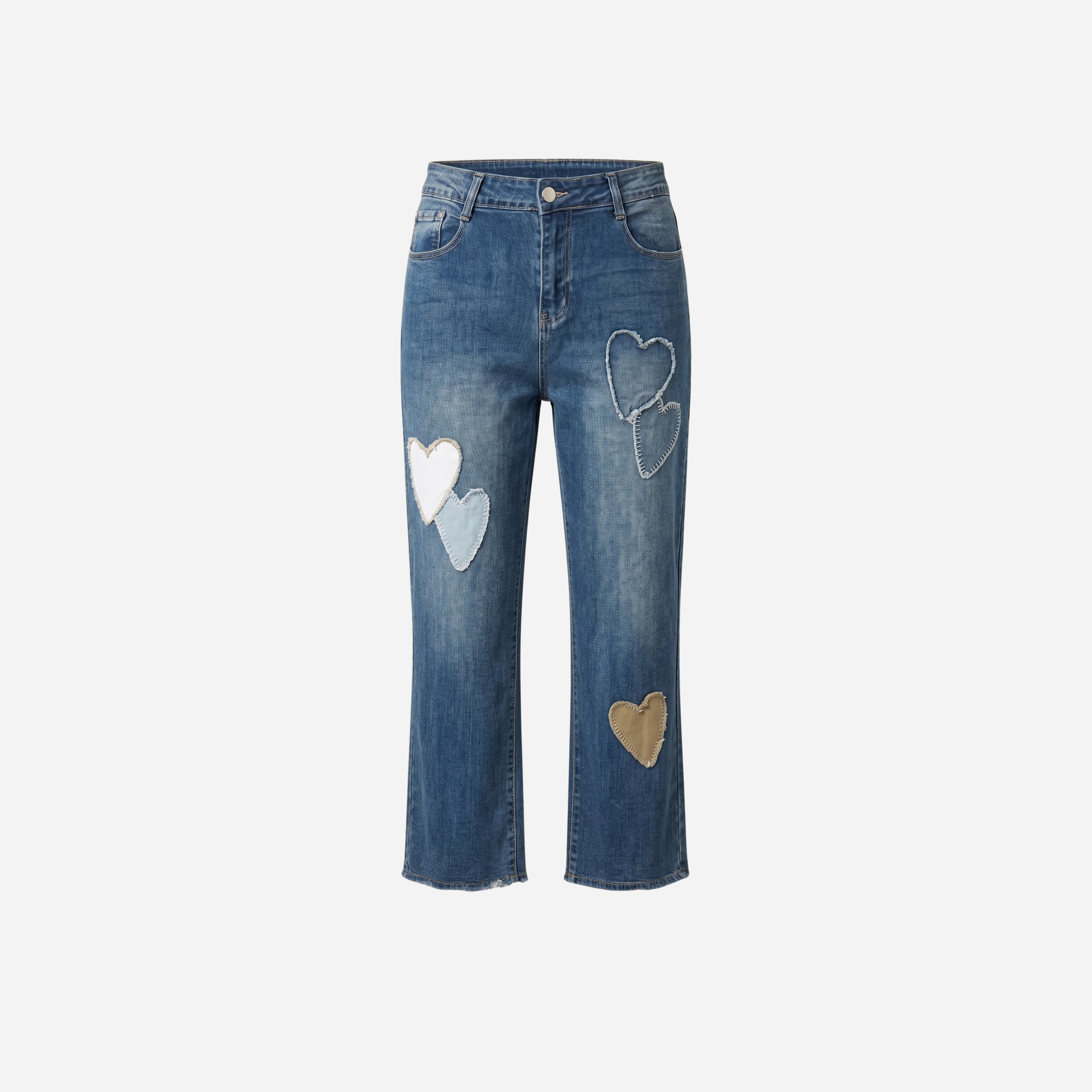G-SMACK WIDE LEG HEART JEANS