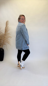 BO DENIM WAISTCOAT (38 TO 50) - BLACK