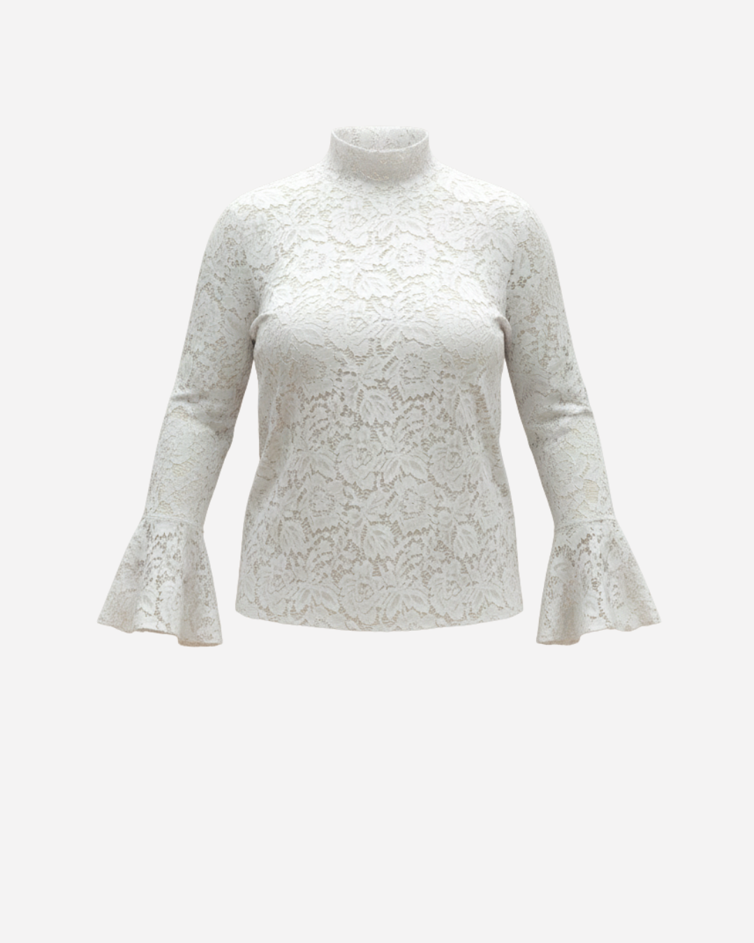 LACE TOP MET FLARED MOUW - 1943