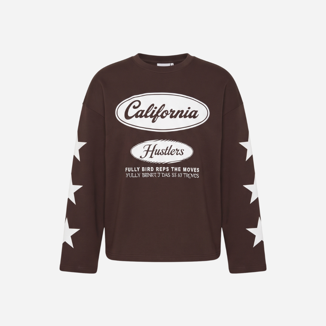 CALIFORNIA STAR SWEATER ESPRESSO