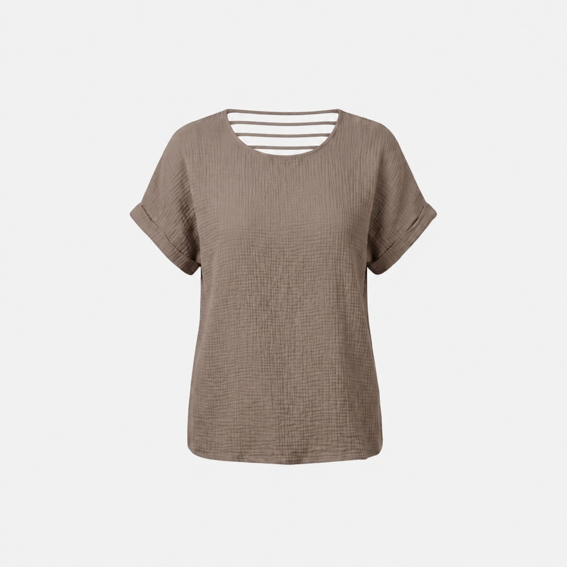 KATOENEN MOUSSELINE TOP - 2163