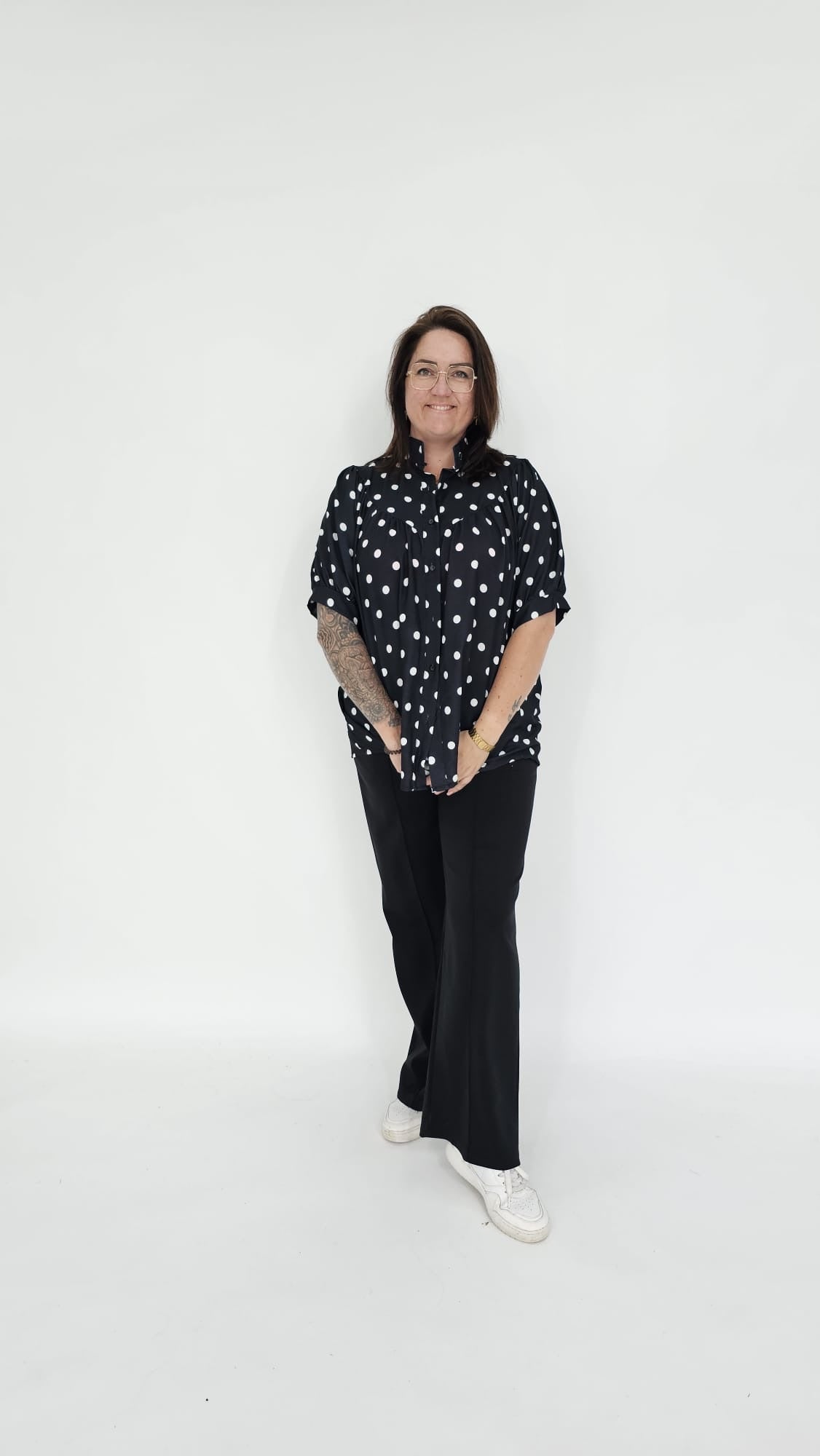DOTS LISA BLOUSE - 2074