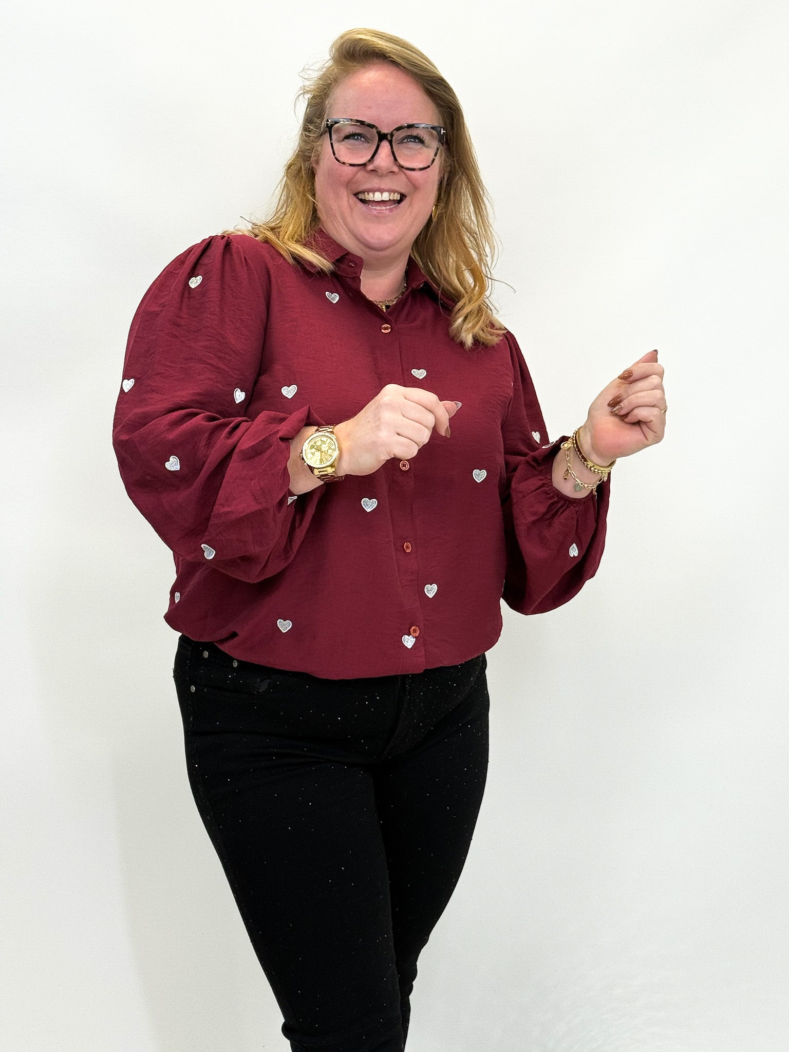 HARTJES VISCOSE BLOUSE  - 1864