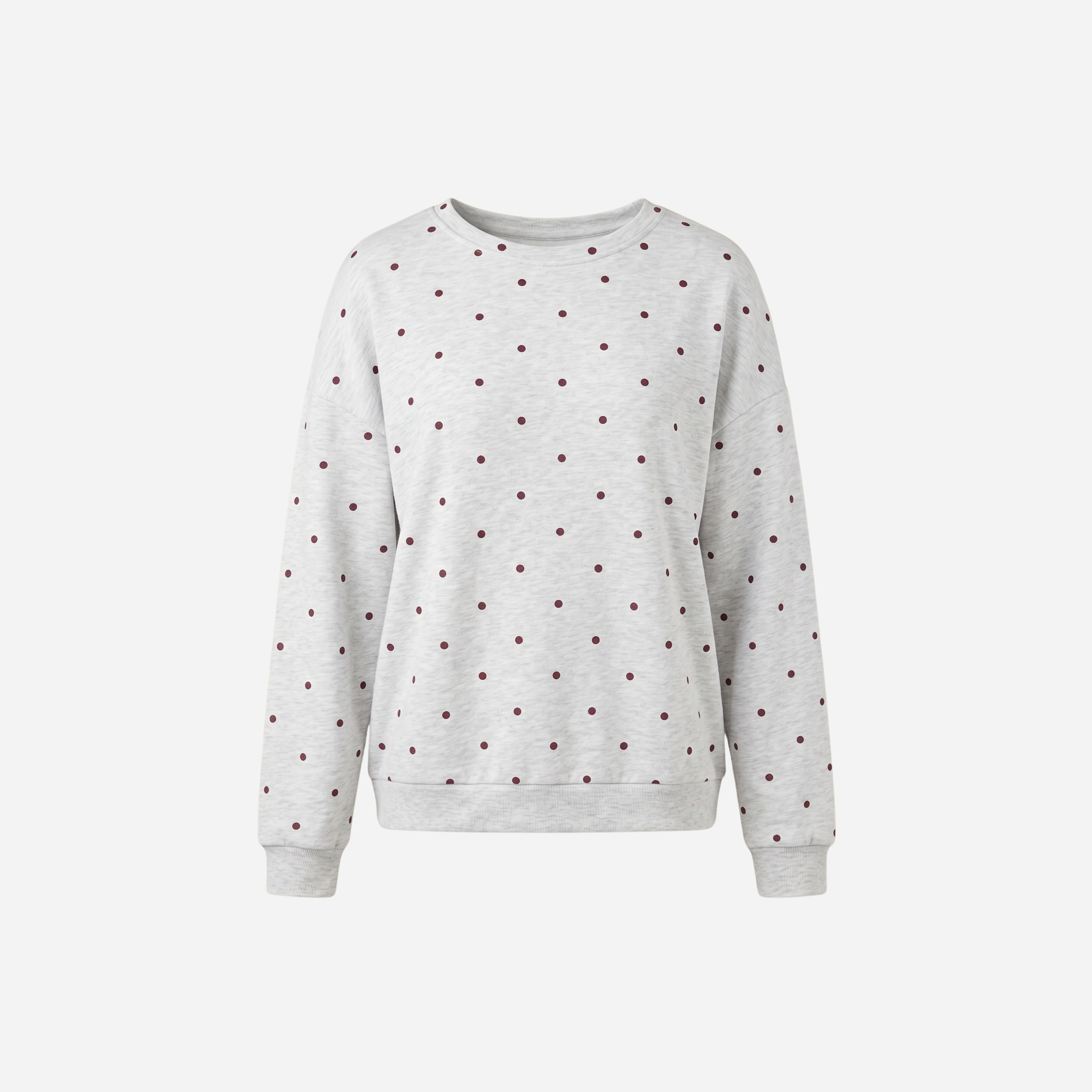 BISOUS DOTS SWEATER GRIJS