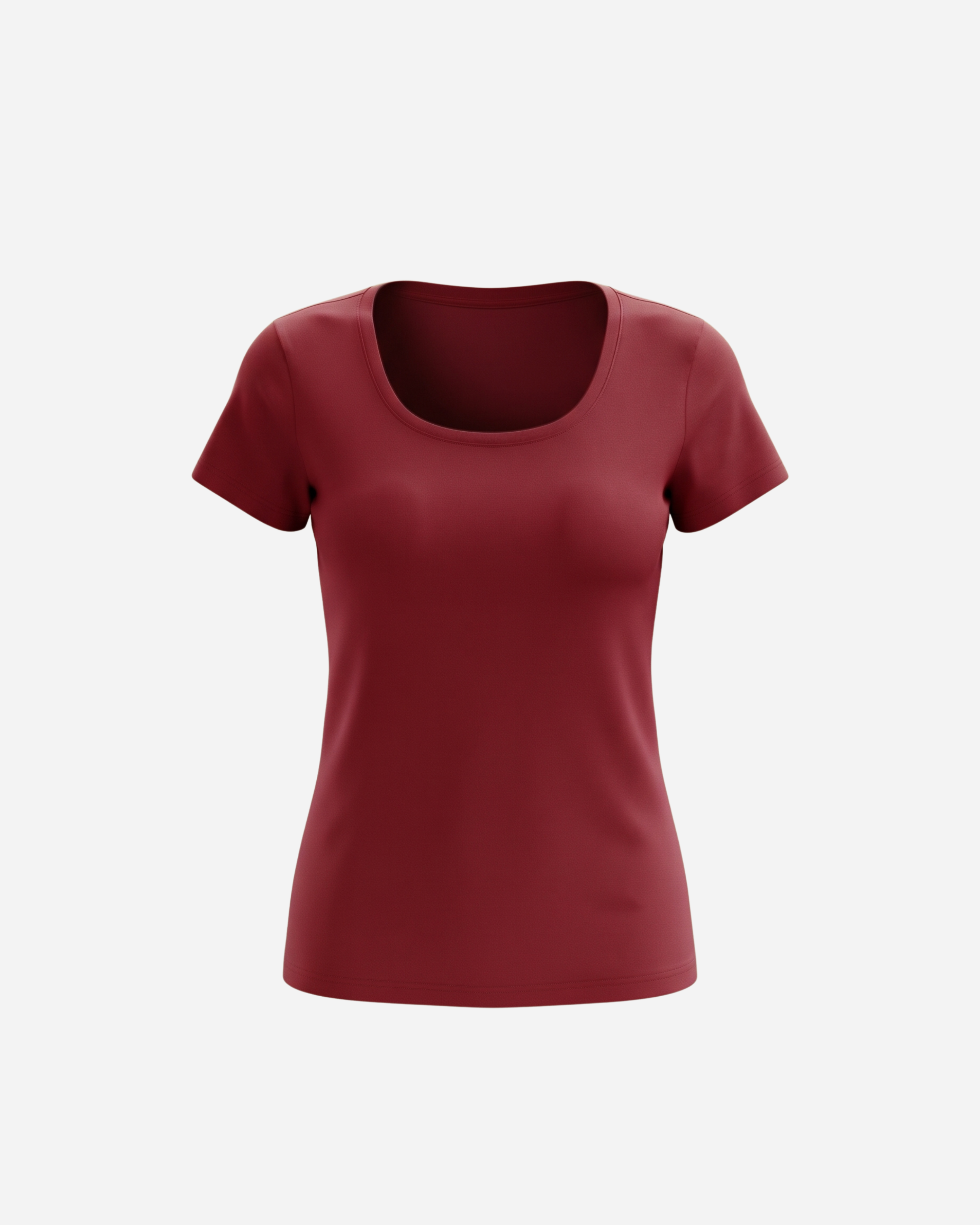 BASIC LINNIES TOP BURGUNDY