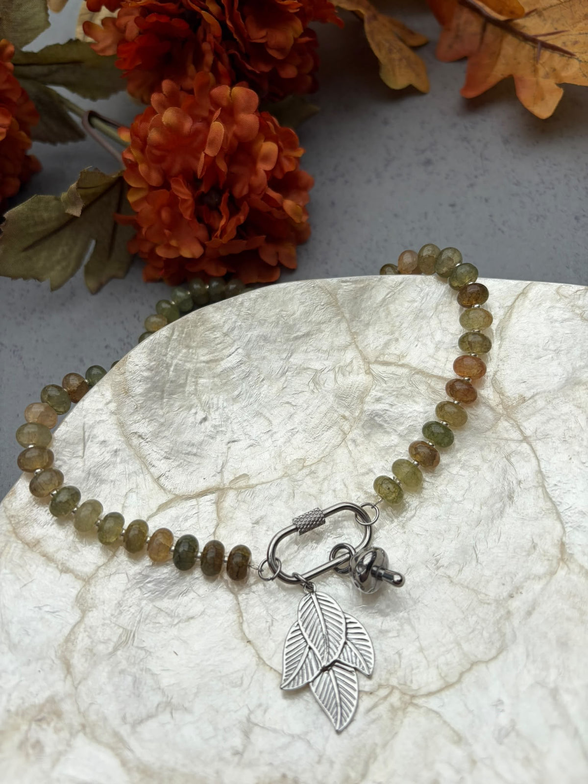 COZY KETTING ARMY ZILVER