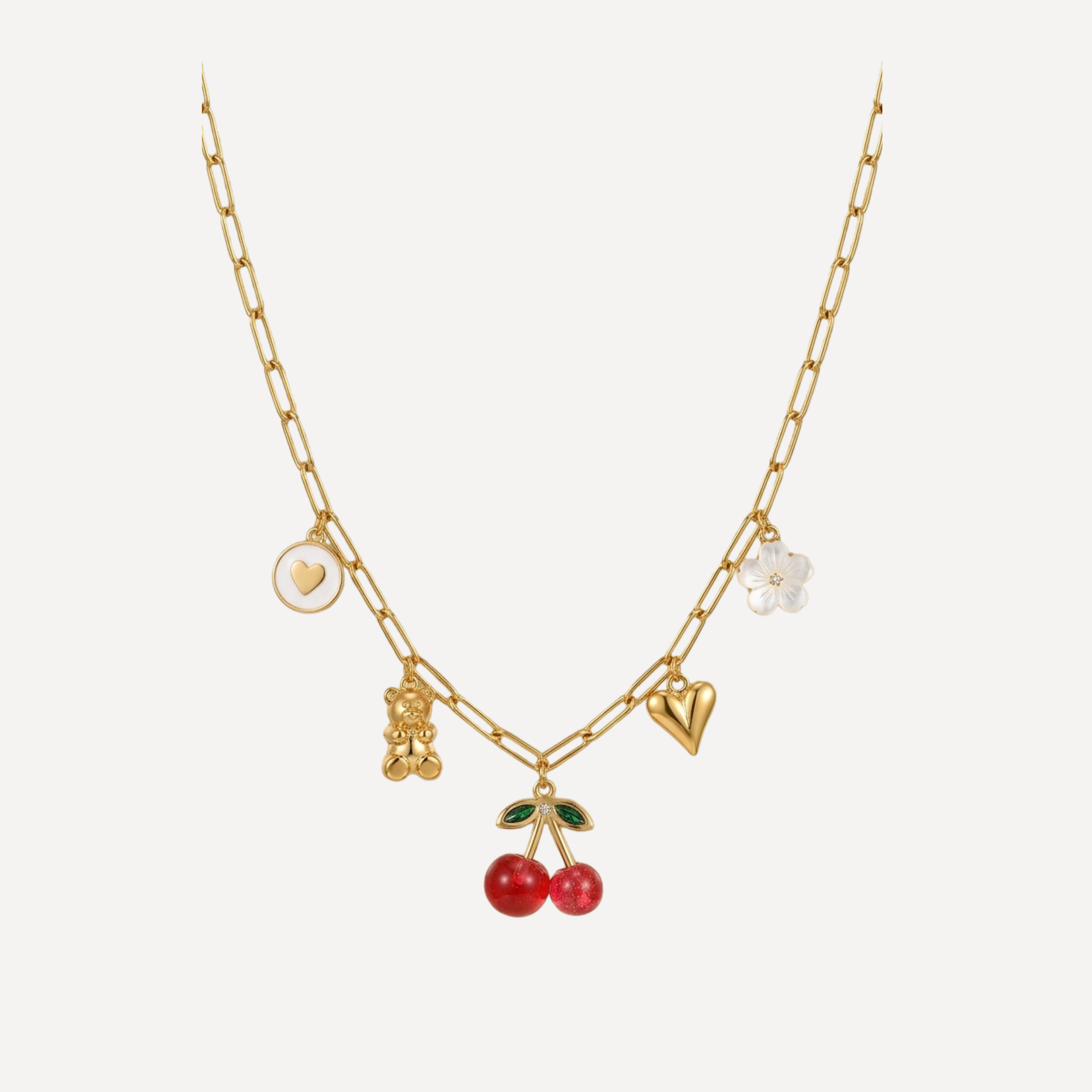 BEDEL CHERRY KETTING ROOD - 105 MBB