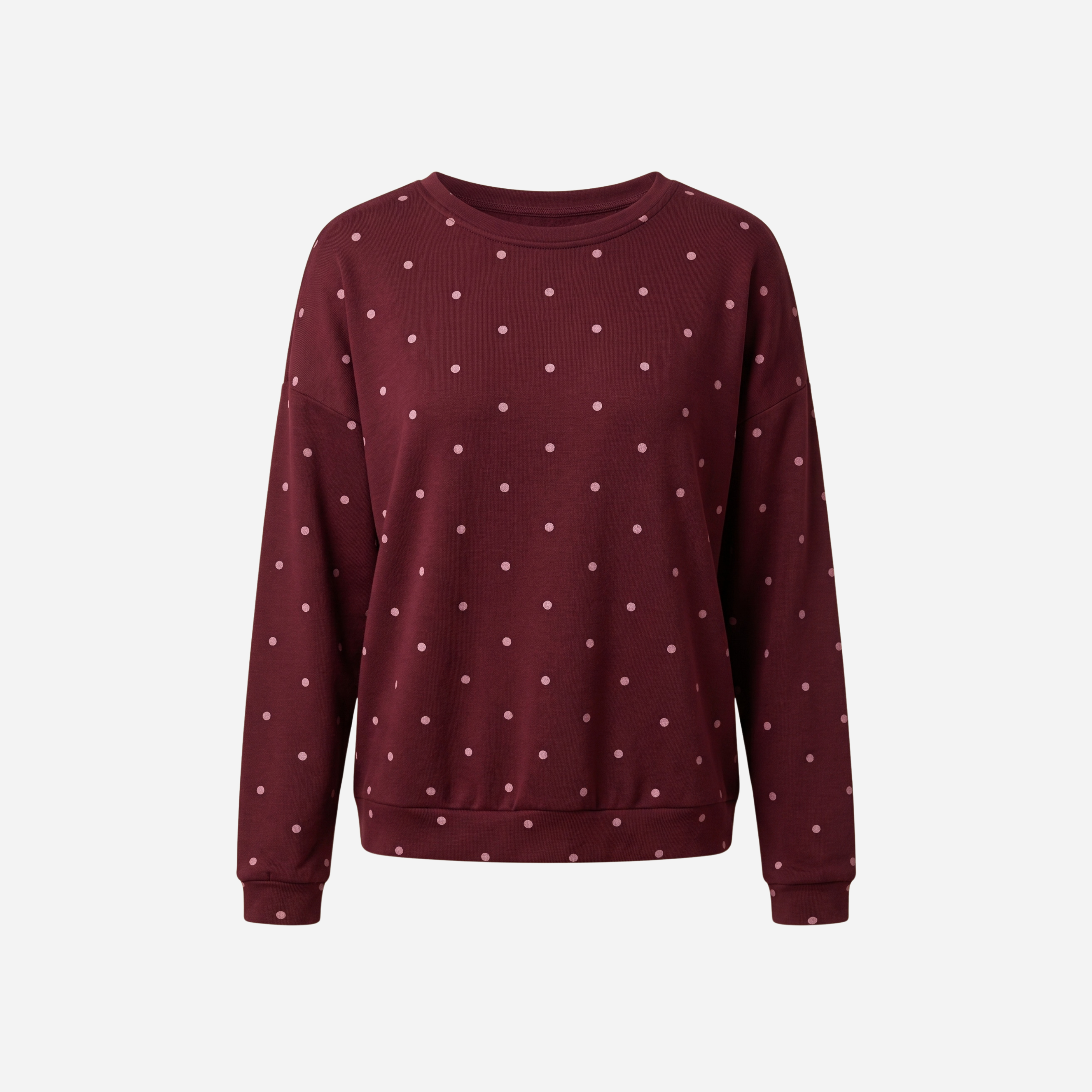 BISOUS DOTS SWEATER BORDEAUX