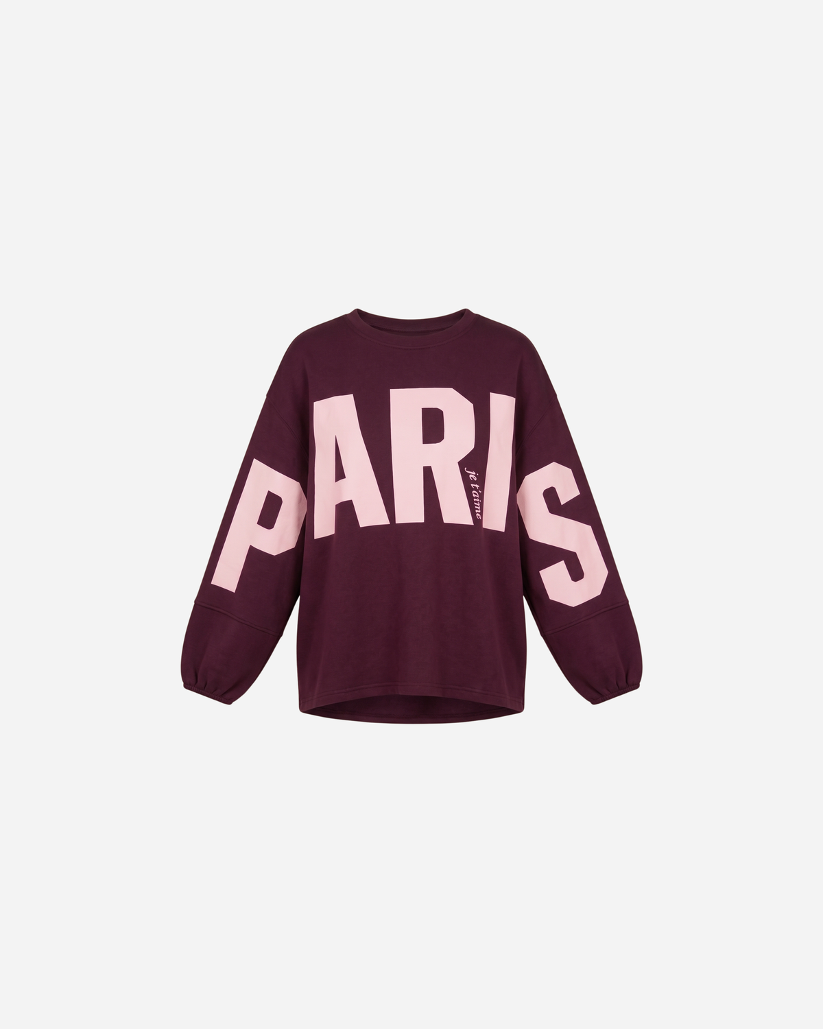 PARIS SWEATER AUBERGINE