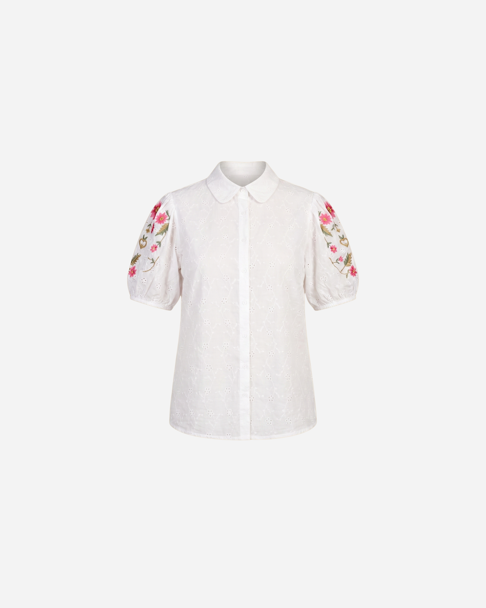 BRODERIE POFMOUW BLOUSE - 2082