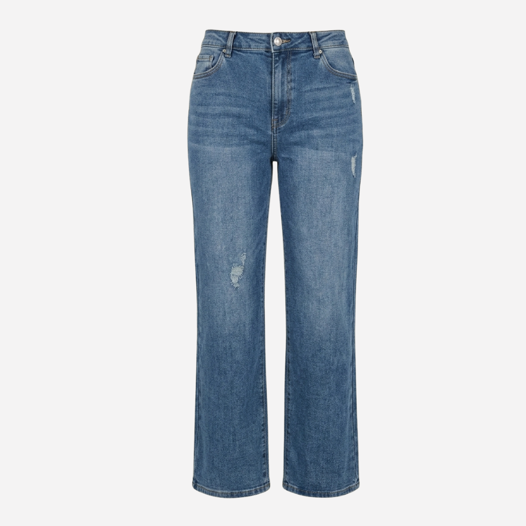 MOM WIDE LEG JEANS MERK GOODIES DJ2456 (40 bis 48) - GRAU