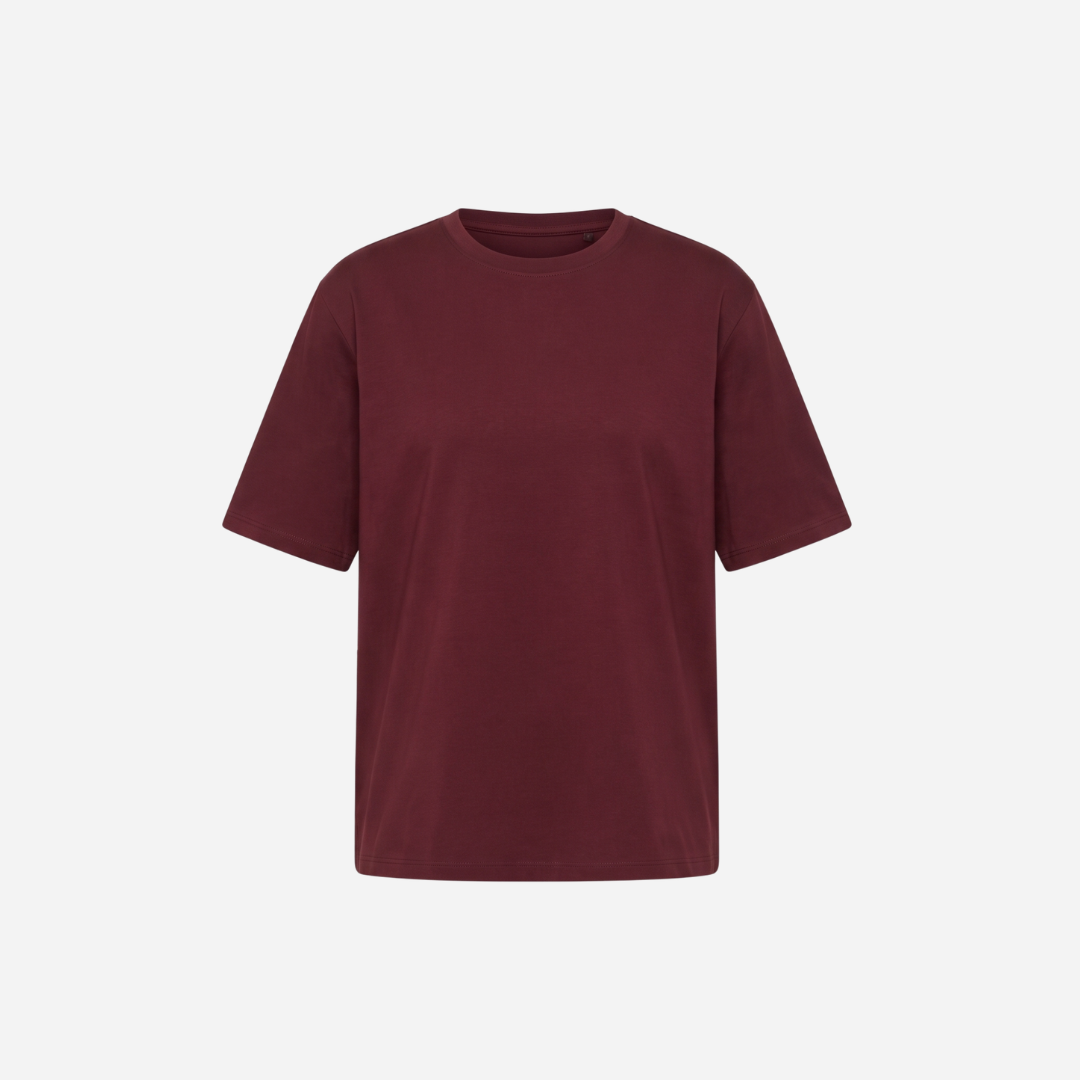 BASIC T-SHIRT LINNIES THE LABEL BURGUNDY