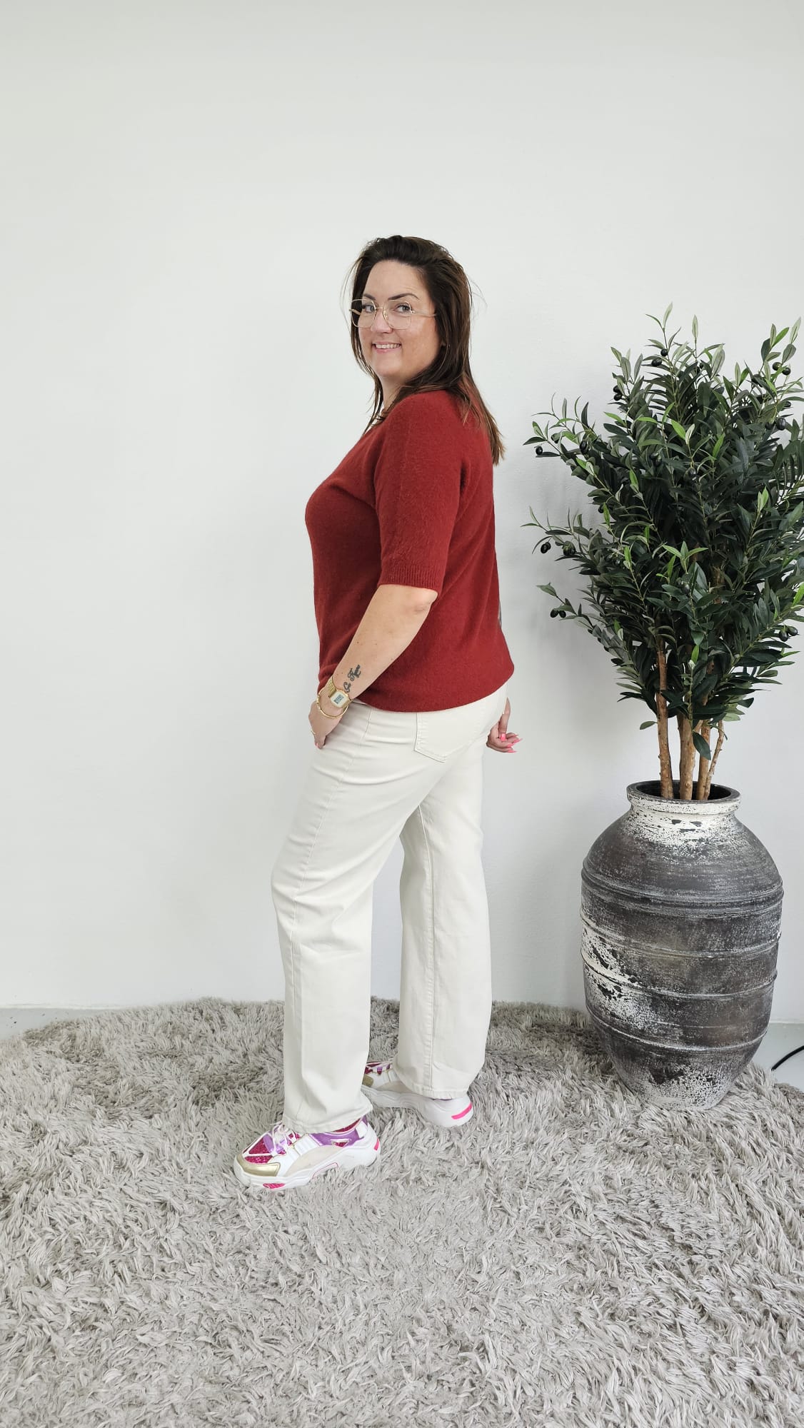 ZACHTE TOP BASIC BORDEAUX
