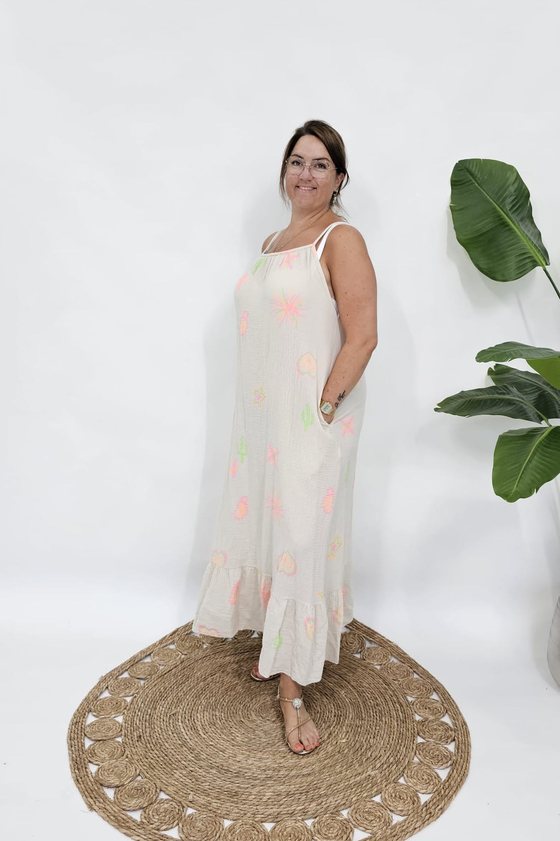 MOUSSELINE BEACH DRESS - 2146