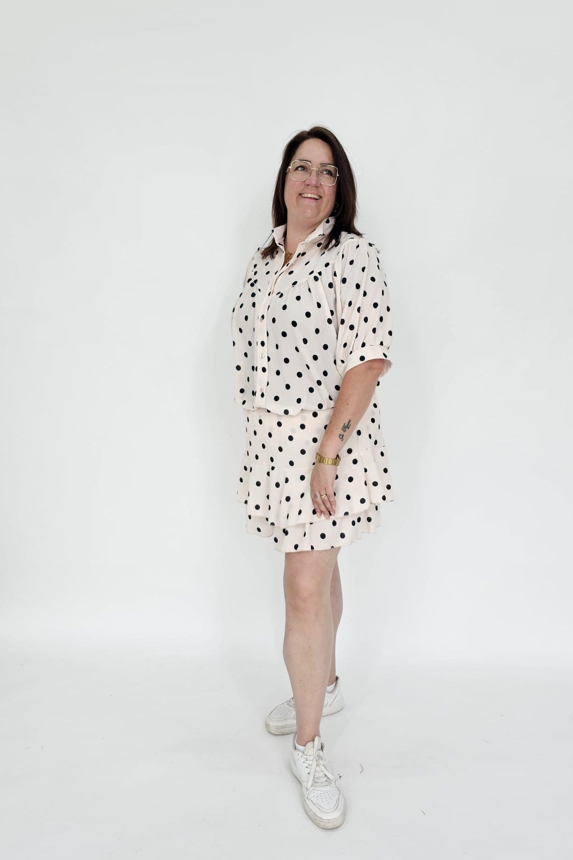 DOTS LISA BLOUSE - 2074