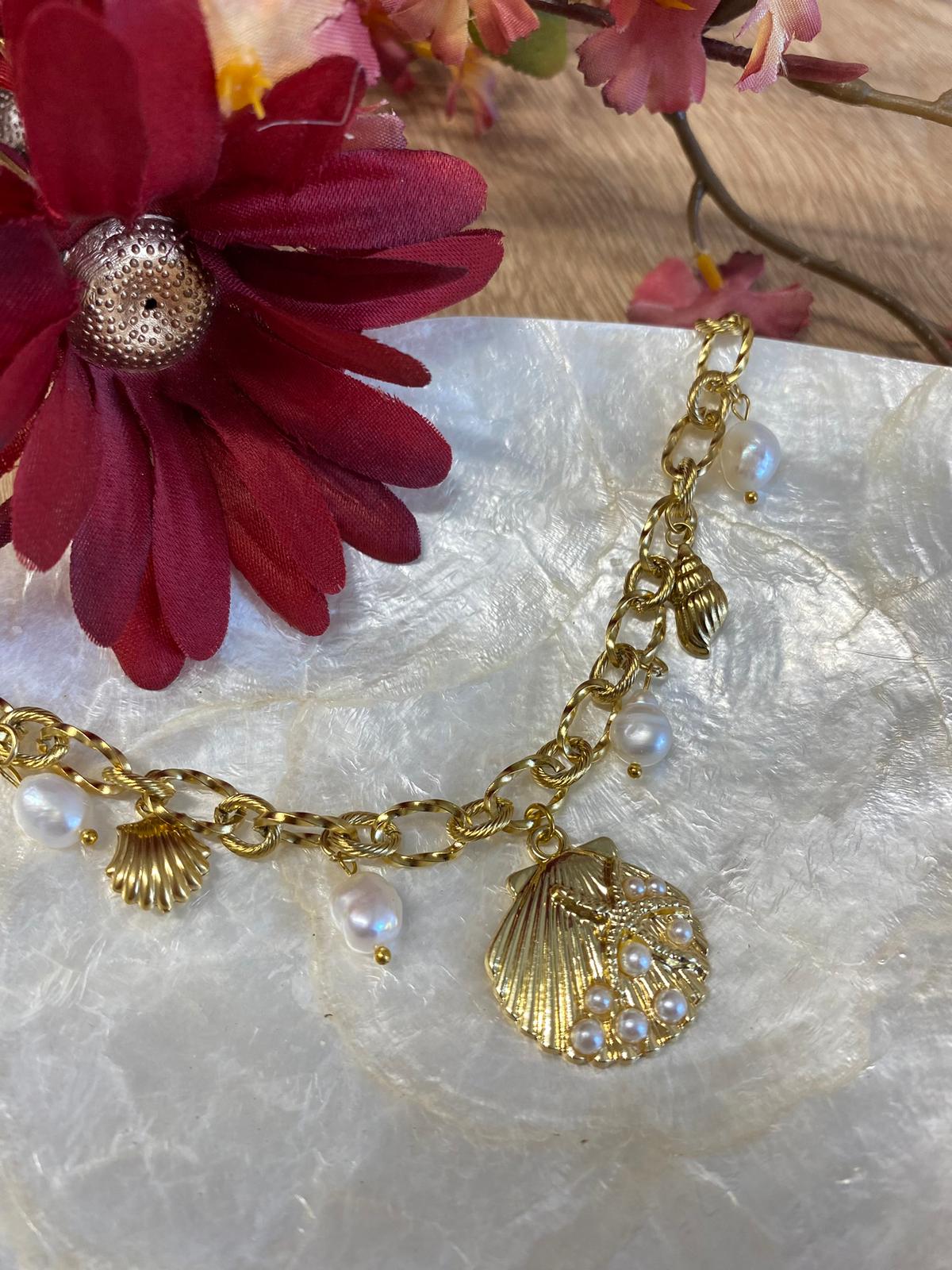 SEASHELL BEDEL KETTING - 101