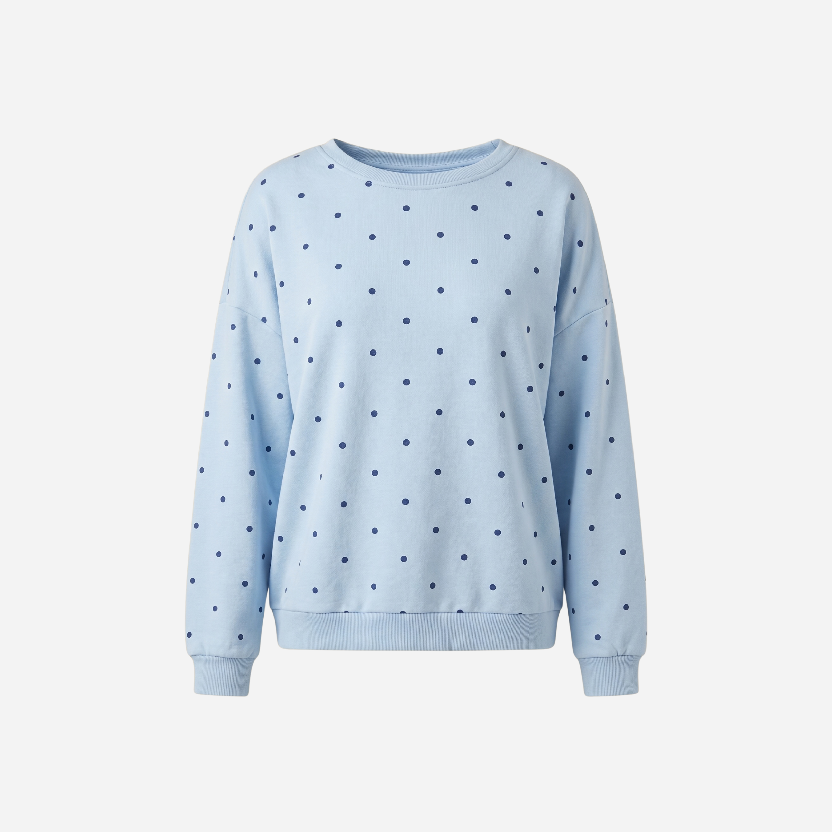 BISOUS DOTS SWEATER BLAUW