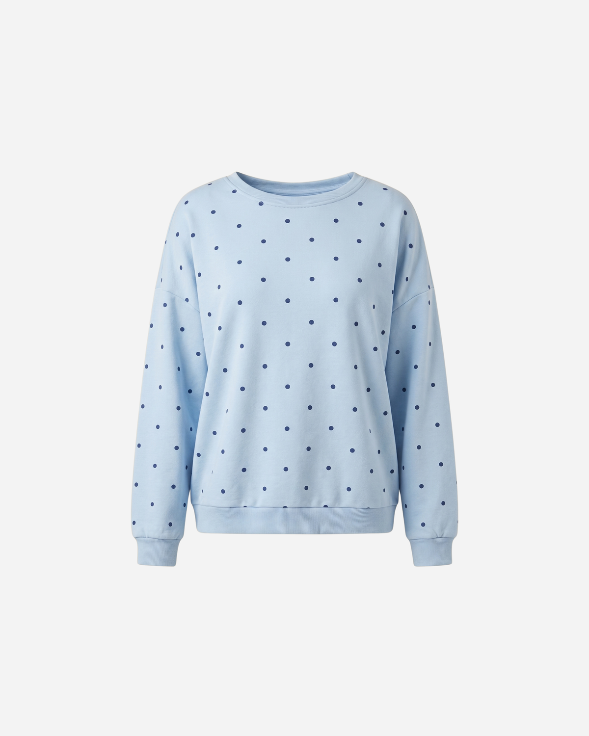 BISOUS DOTS SWEATER BLAUW