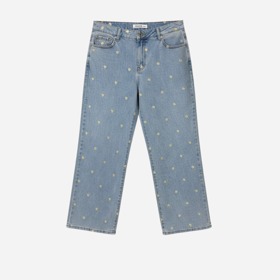 MOM WIDE LEG JEANS MERK GOODIES DJ2456 (40 bis 48) - GRAU